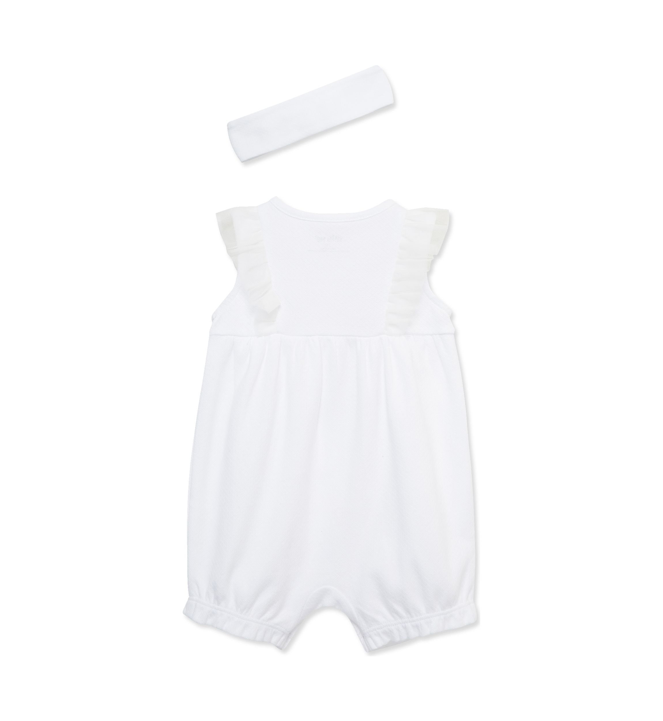 Baby Girls Hearts Romper with Headband