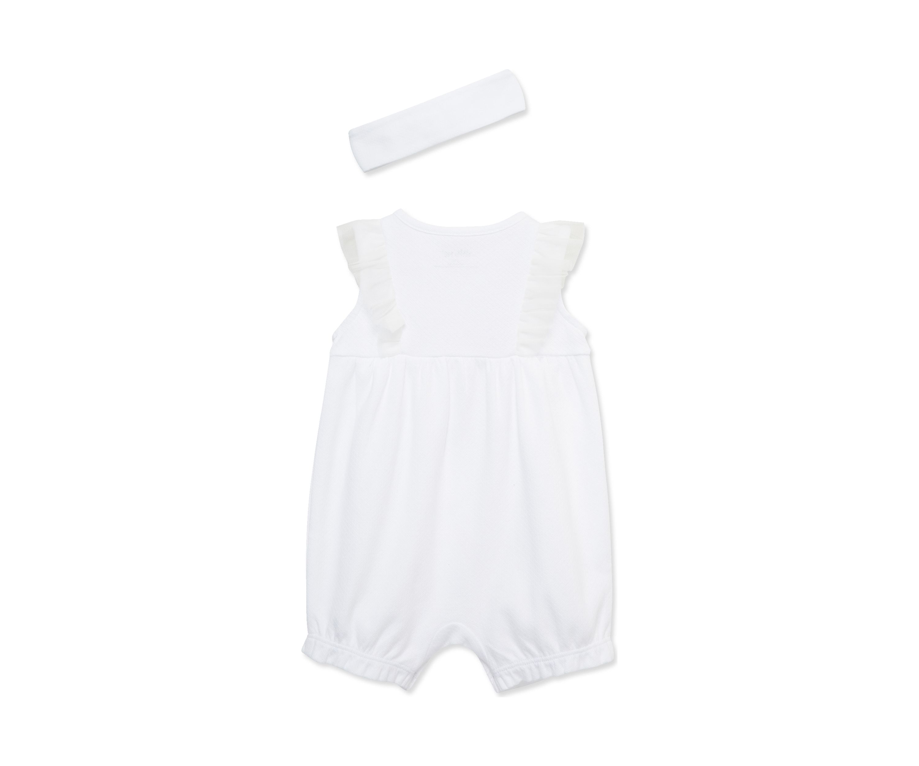 Baby Girls Hearts Romper with Headband
