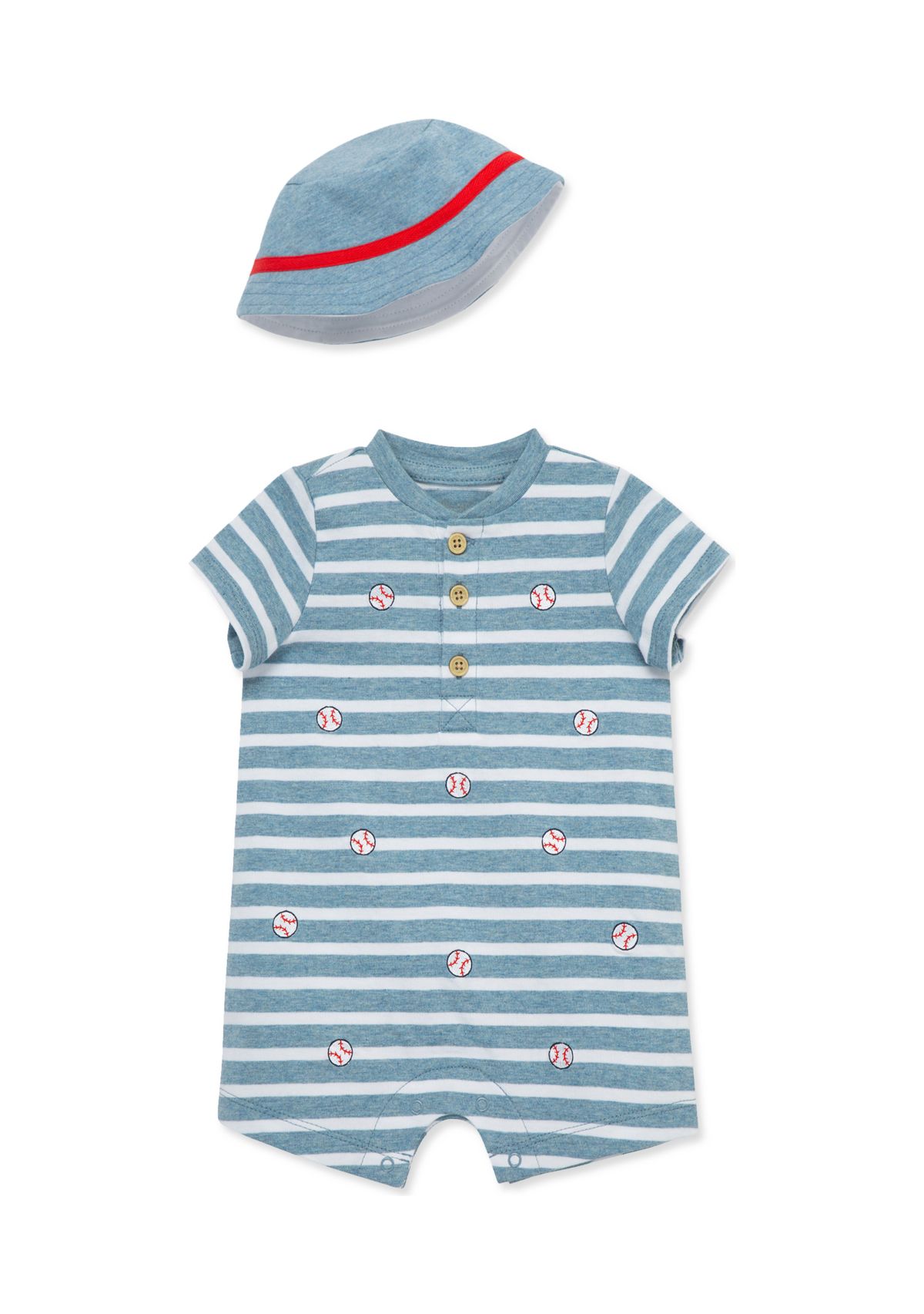 Baby Boys Baseball Romper with Hat