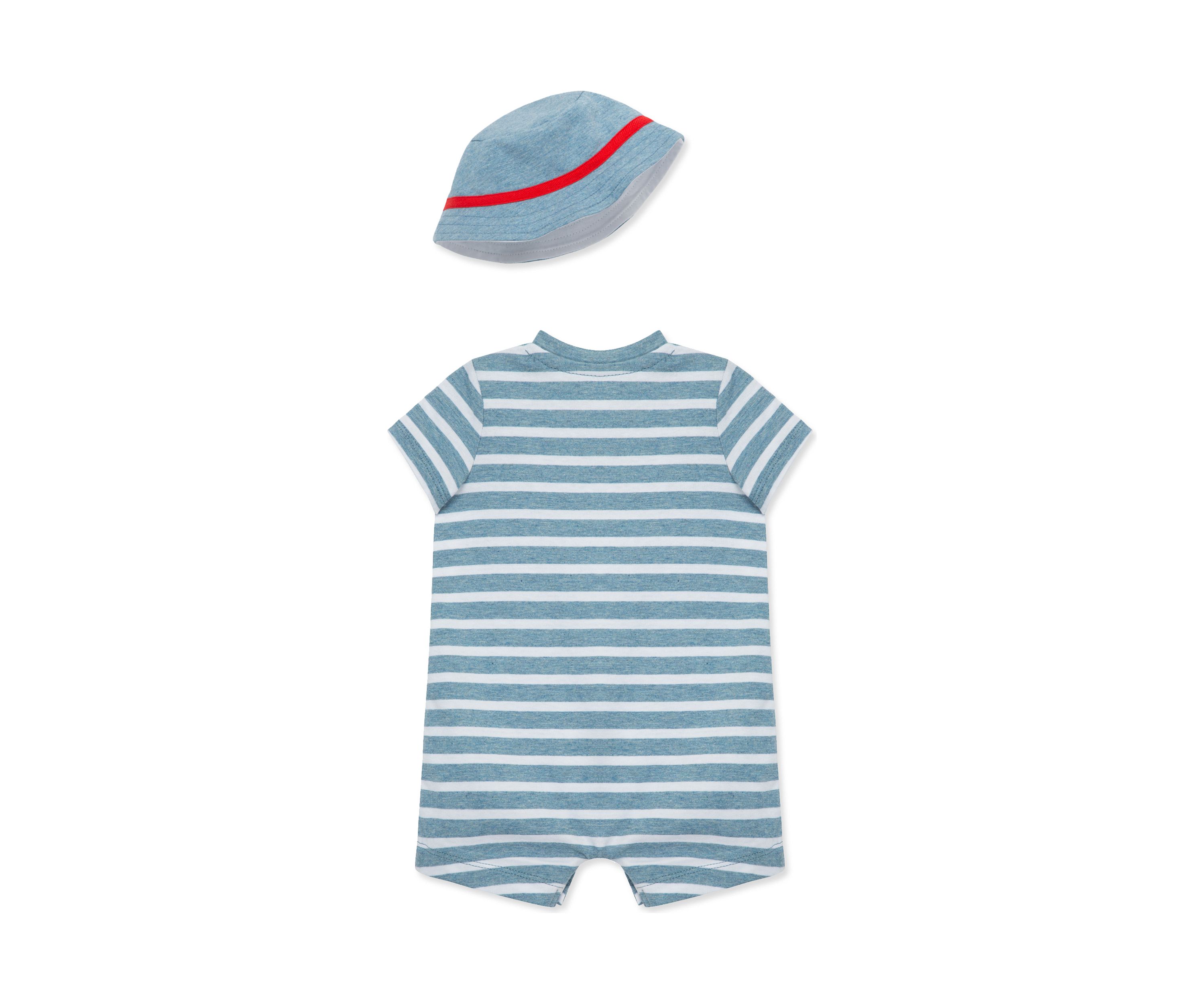 Baby Boys Baseball Romper with Hat