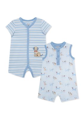 Little Me Baby Boys Romper Set - 2 Pack