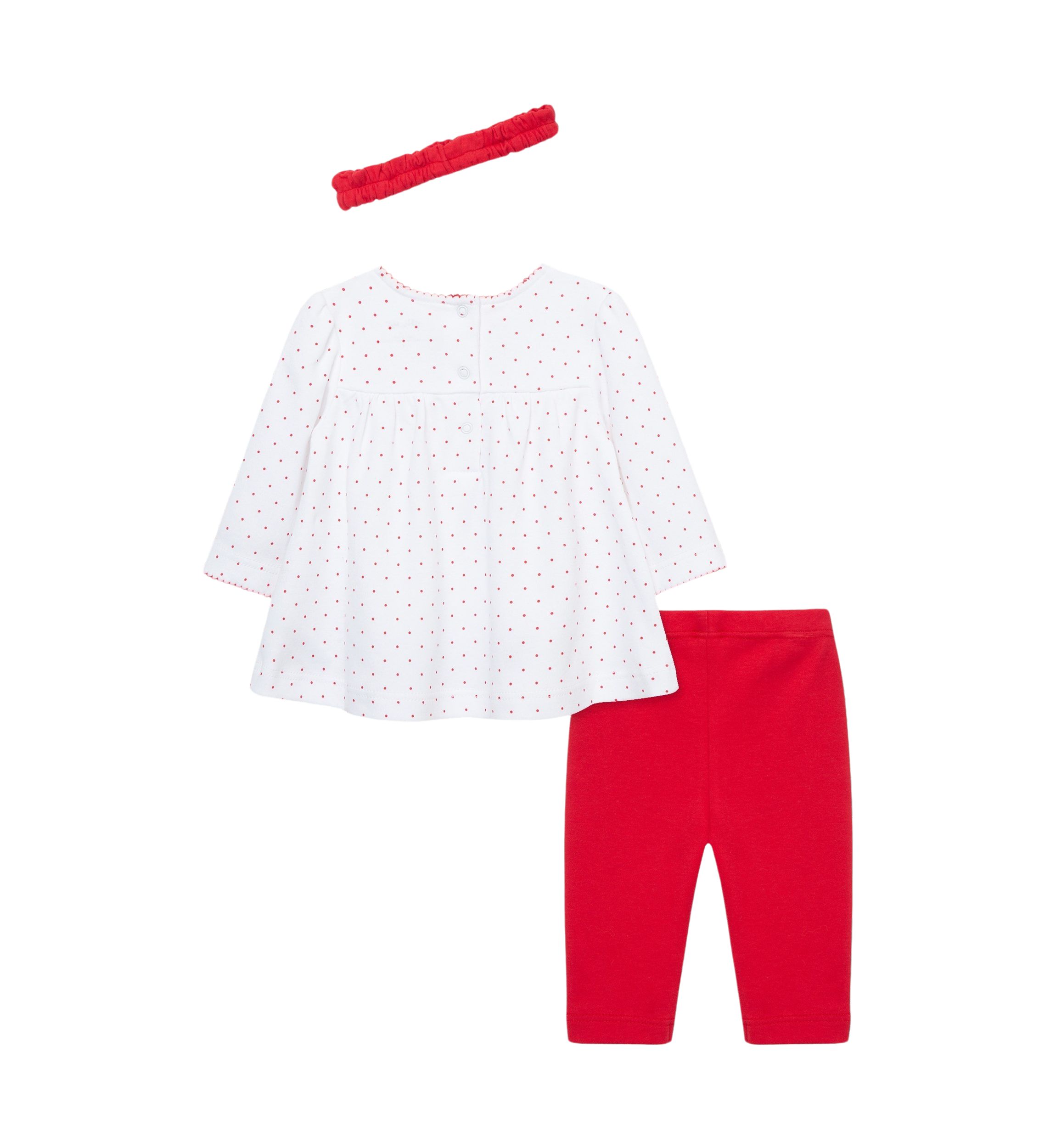 Baby Girls Holly Top and Leggings Set with Headband