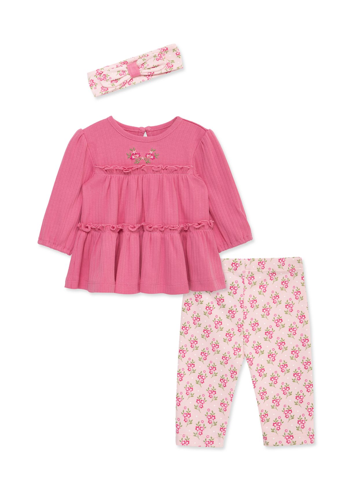 Baby Girls Bellflower Tunic Set with Headband