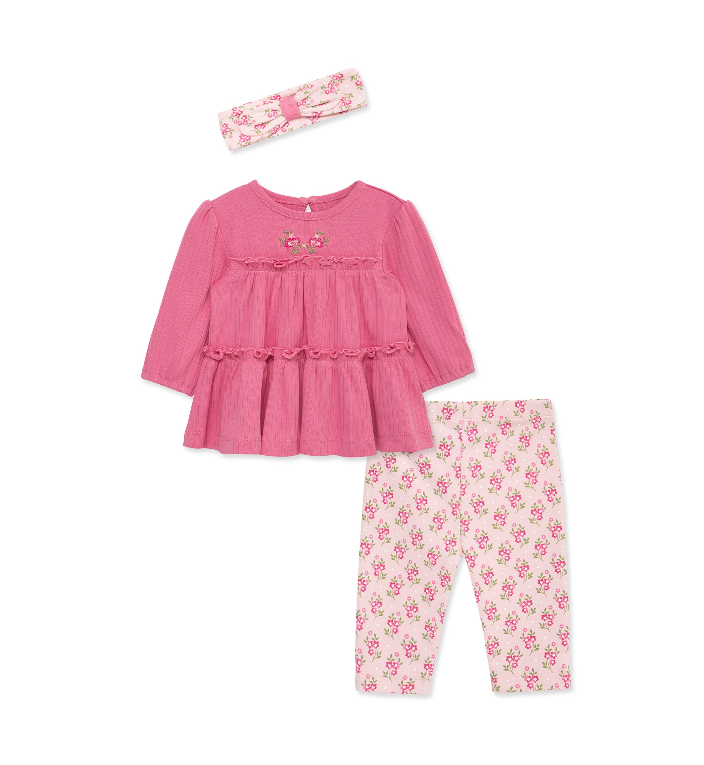 Baby Girls Bellflower Tunic Set with Headband