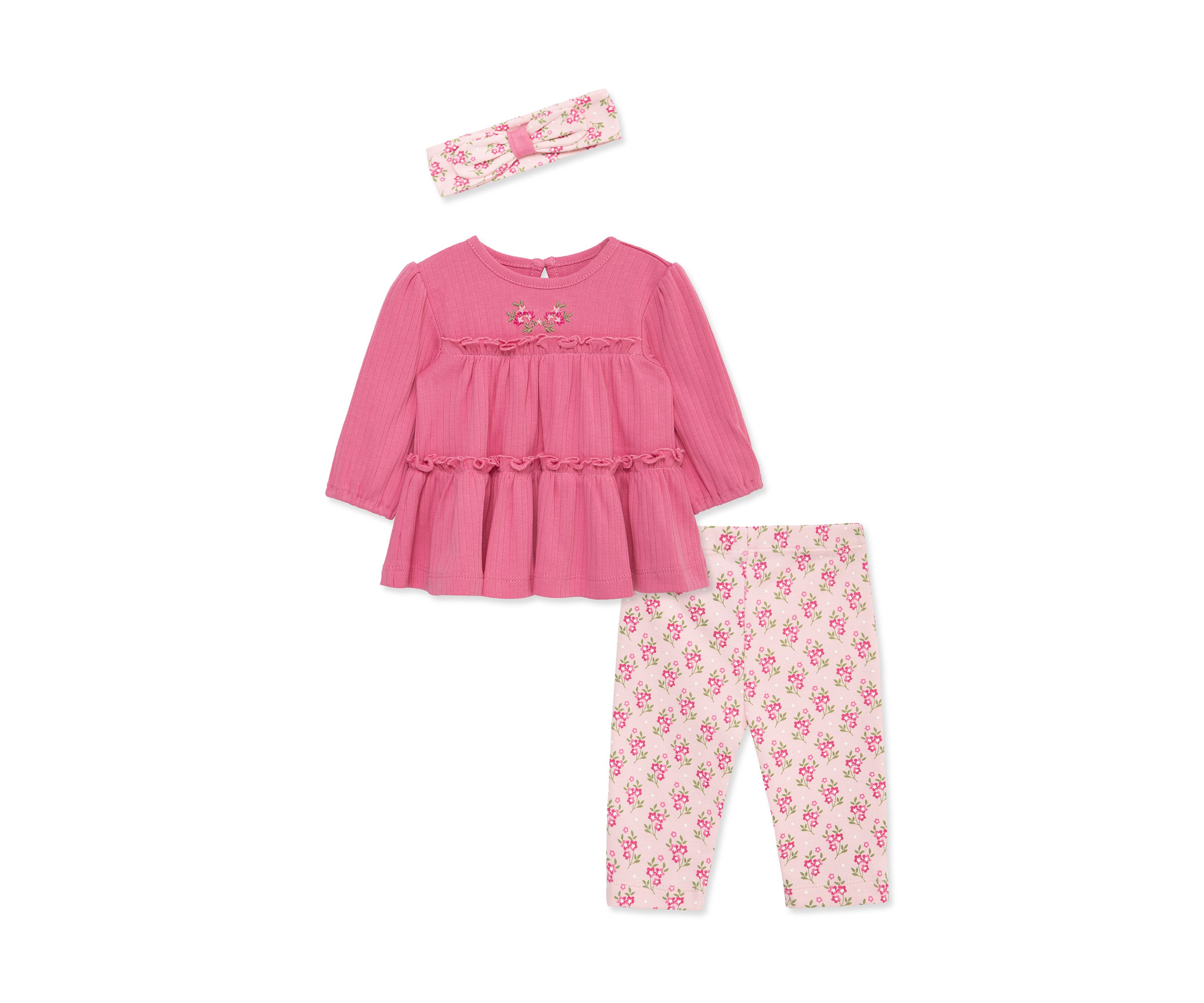 Baby Girls Bellflower Tunic Set with Headband