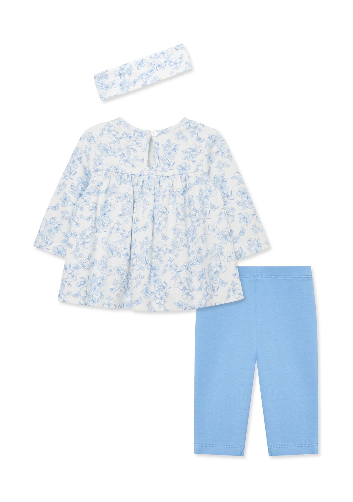 Baby Girls Smocked Tunic Set with Headband