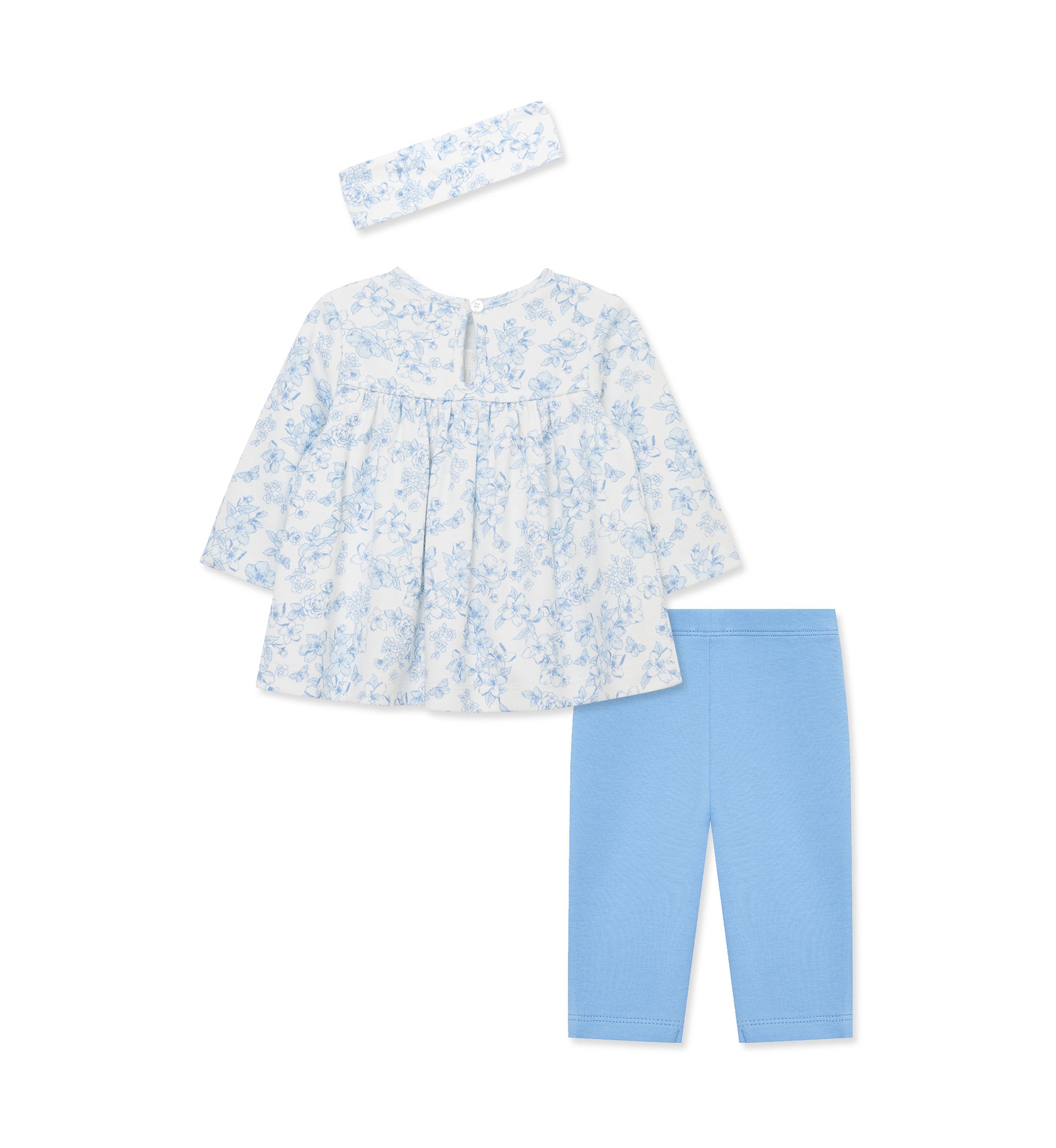 Baby Girls Smocked Tunic Set with Headband