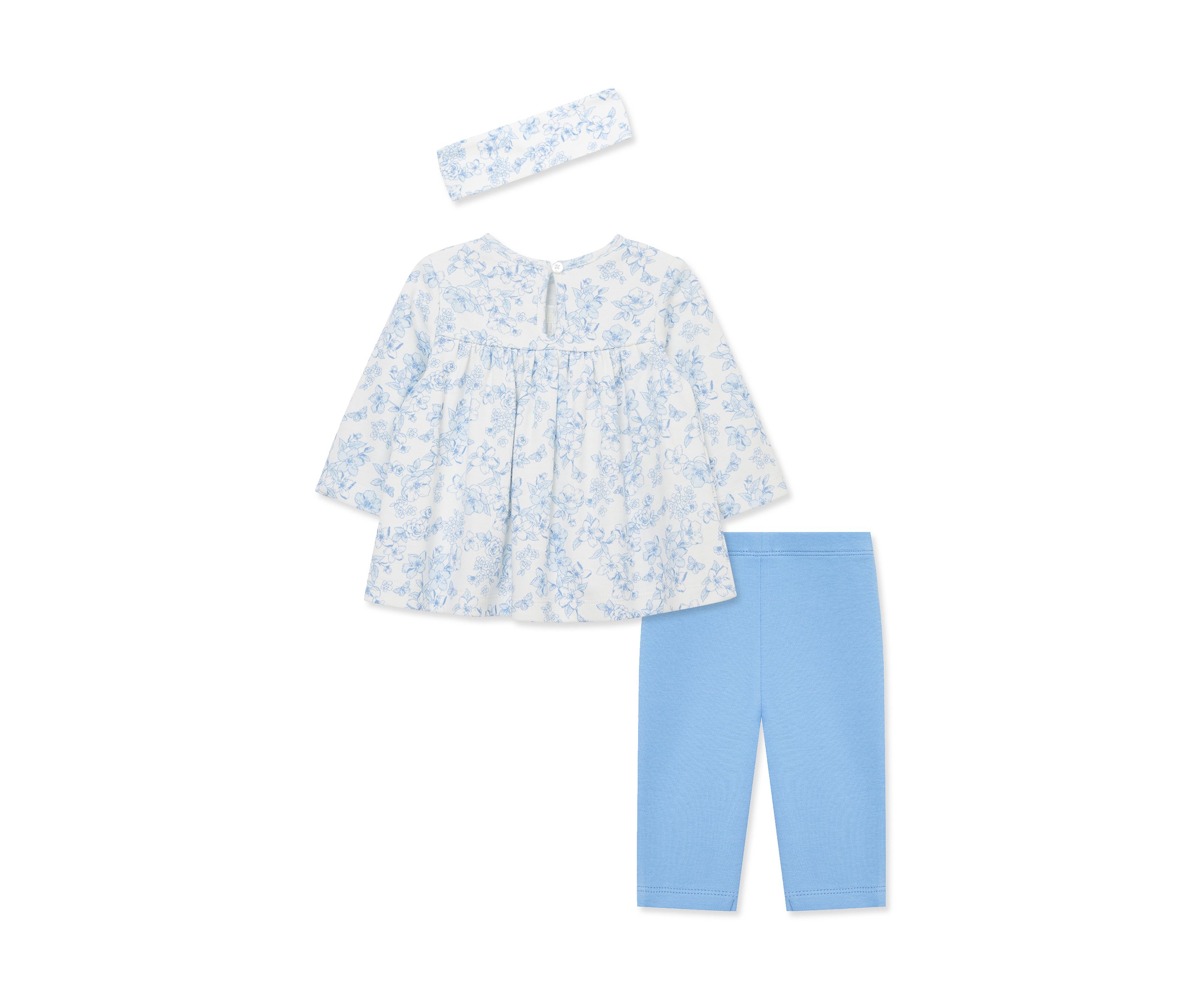 Baby Girls Smocked Tunic Set with Headband