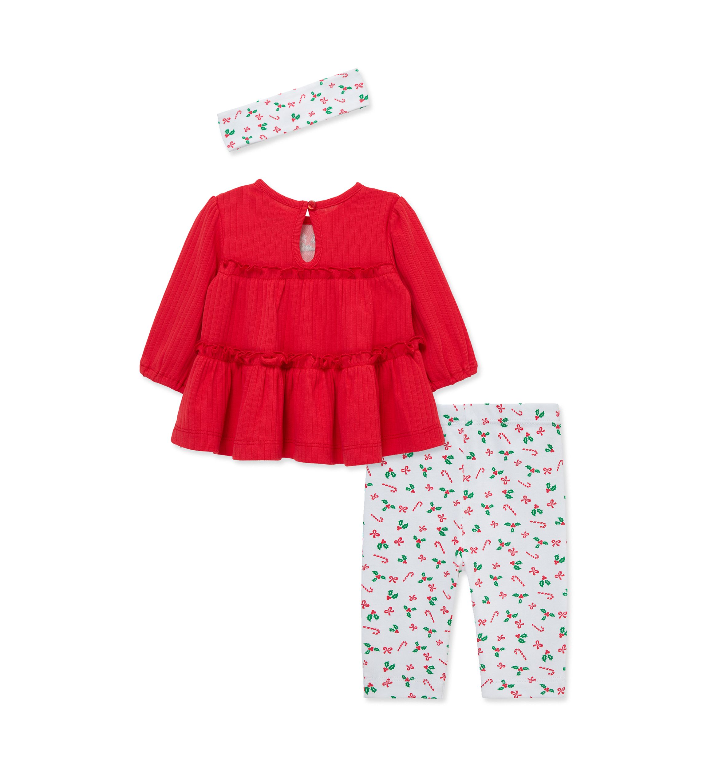 Candy Cane Tunic Set with Headband