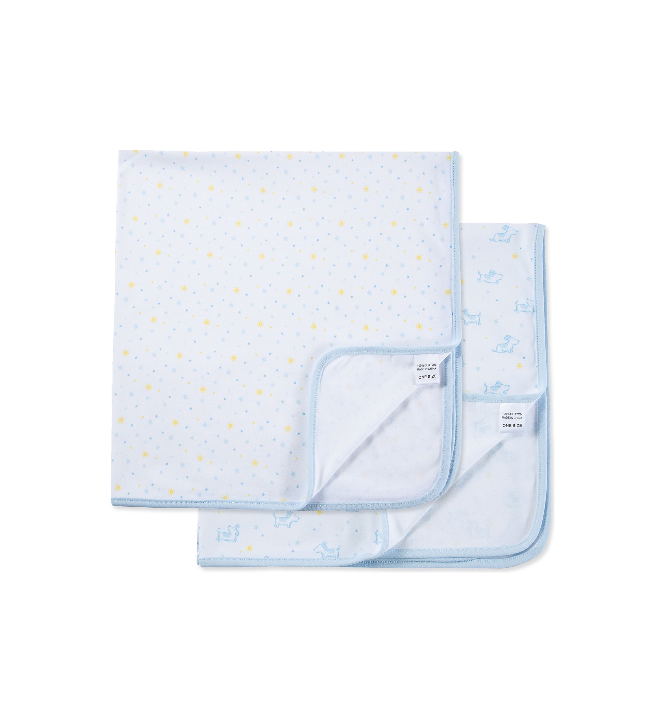 Baby Boys Playtime Receiving Blanket - 2 Pack