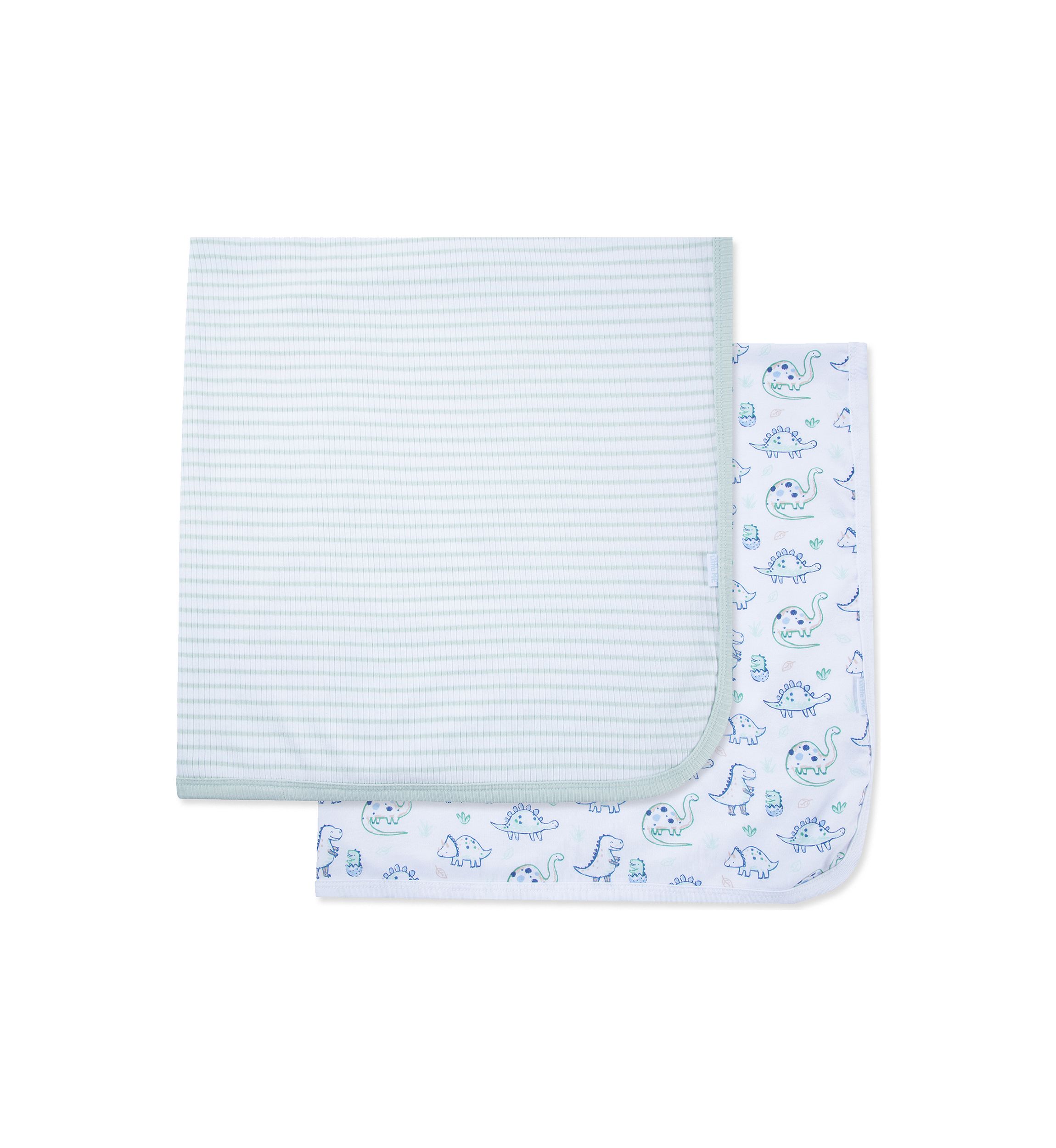 Dino Receiving Blankets - 2 Pack
