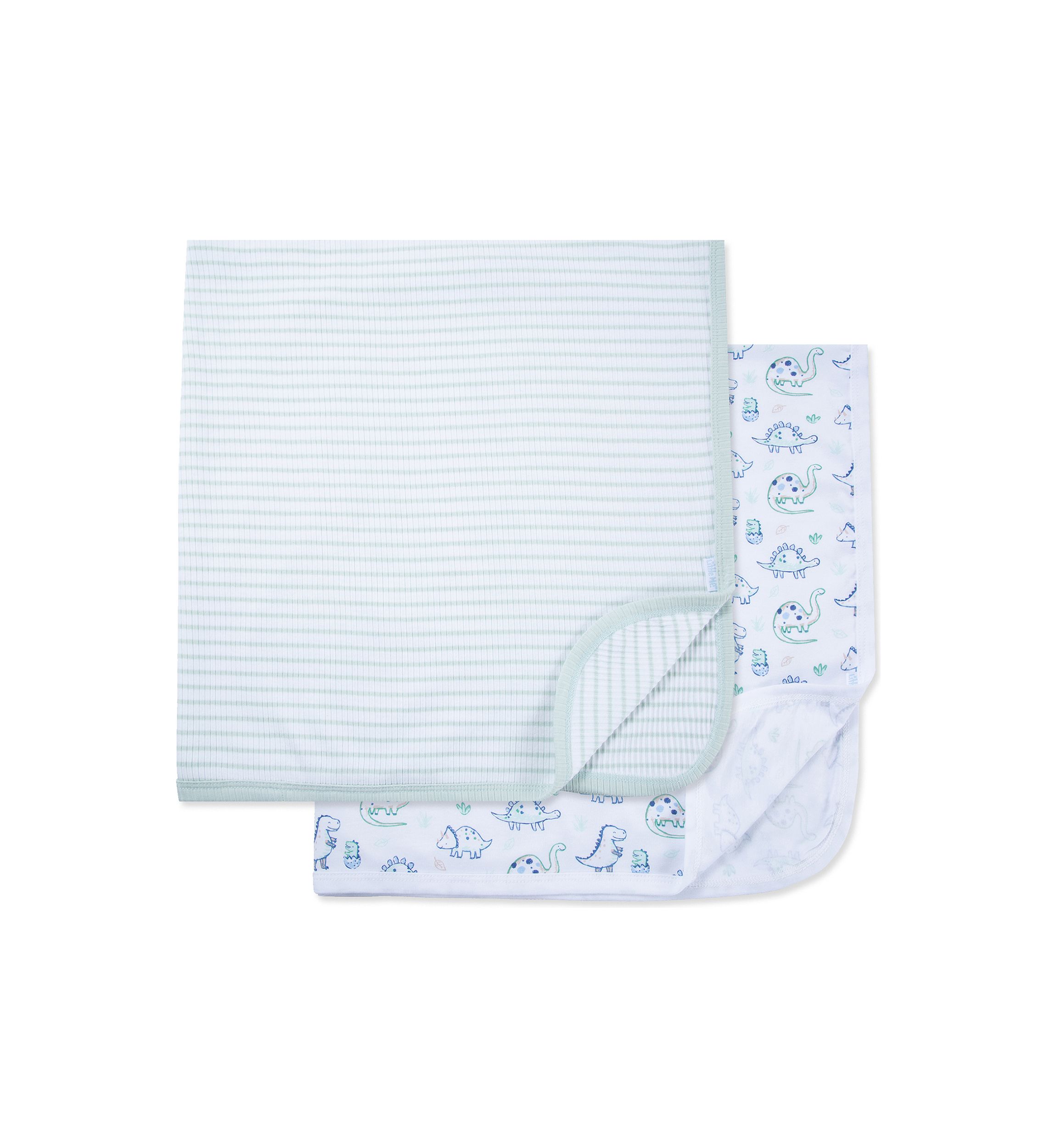 Dino Receiving Blankets - 2 Pack