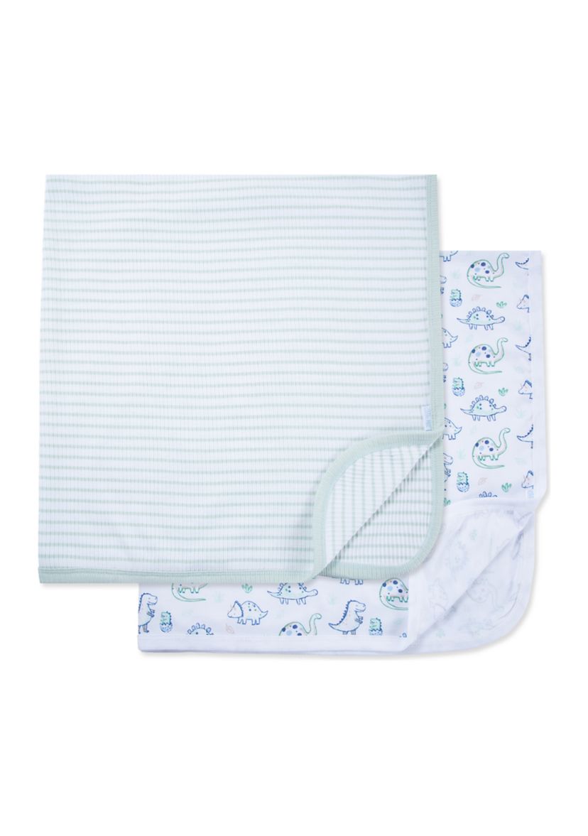 Dino Receiving Blankets - 2 Pack