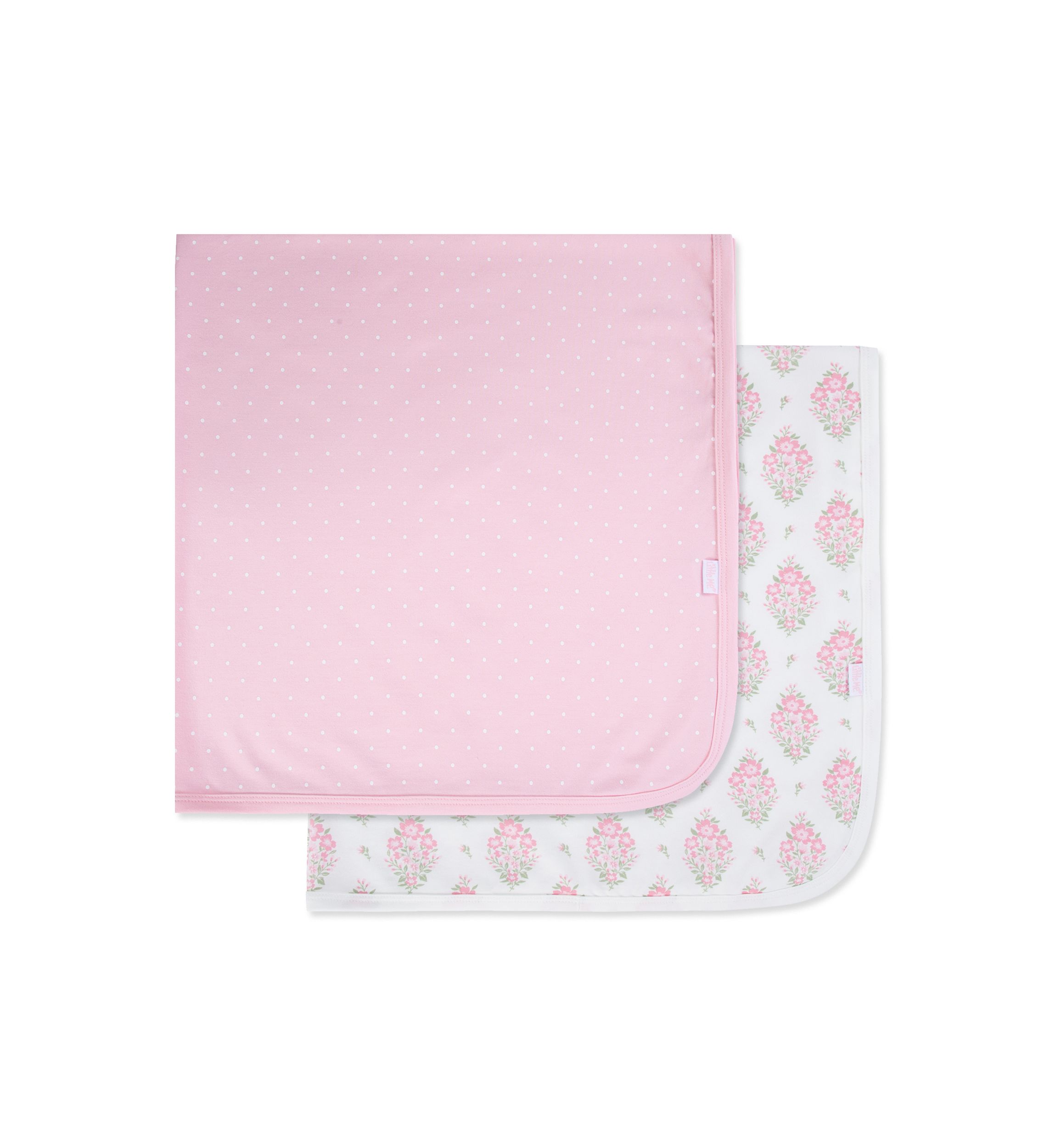 Baby Floral 2 Pack Receiving Blanket