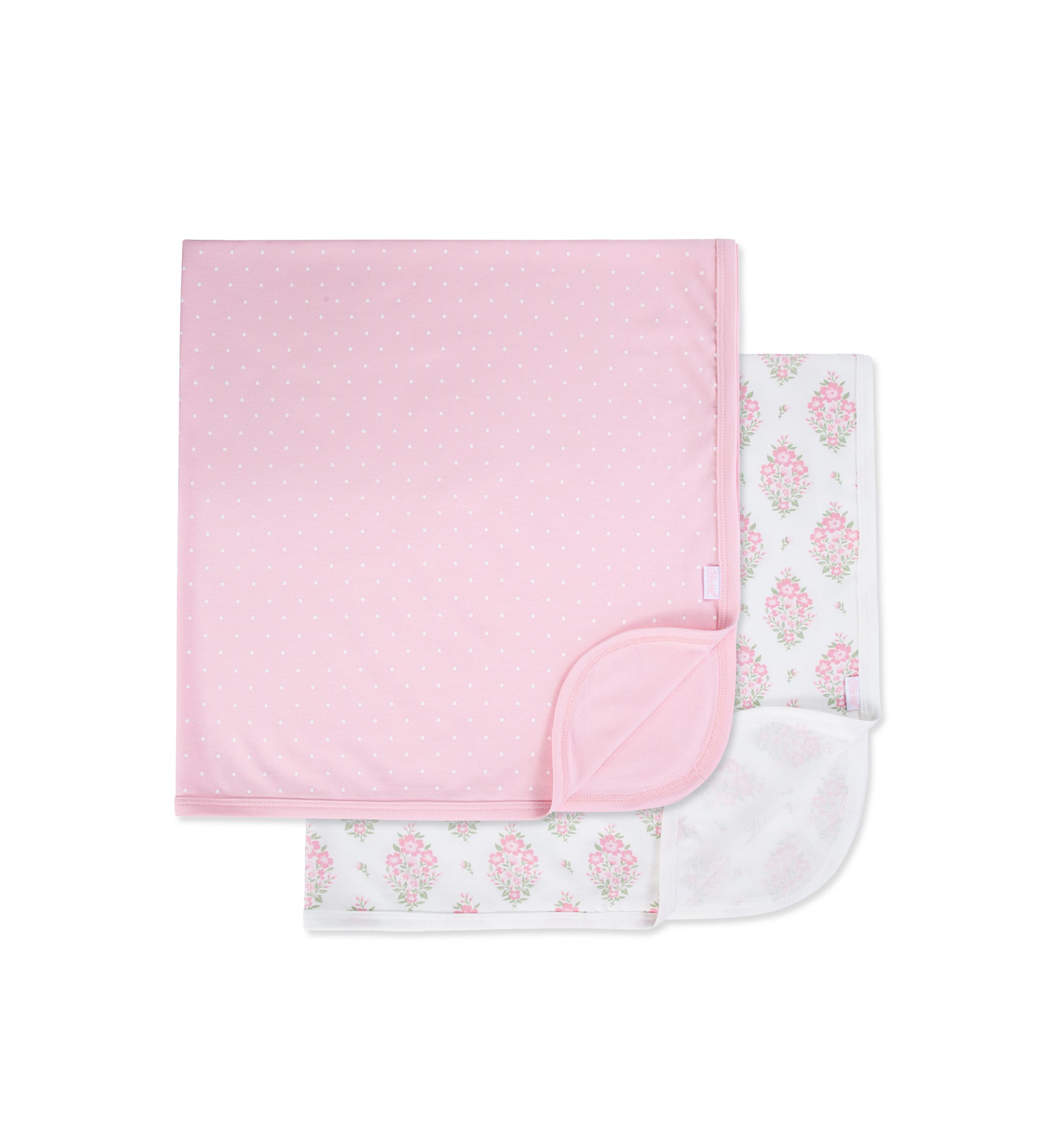 Baby Floral 2 Pack Receiving Blanket
