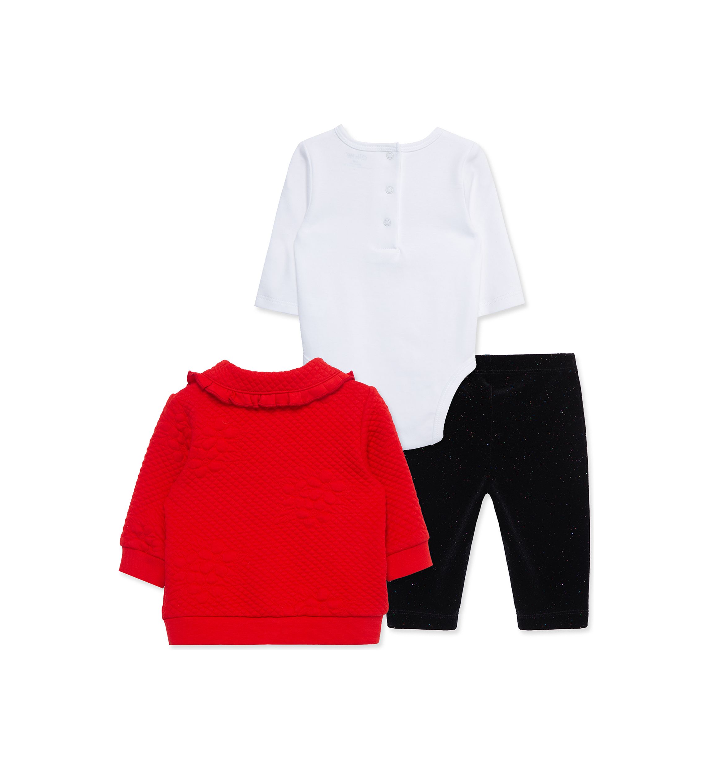 Baby Girls Roses 3 Piece Jacket Set