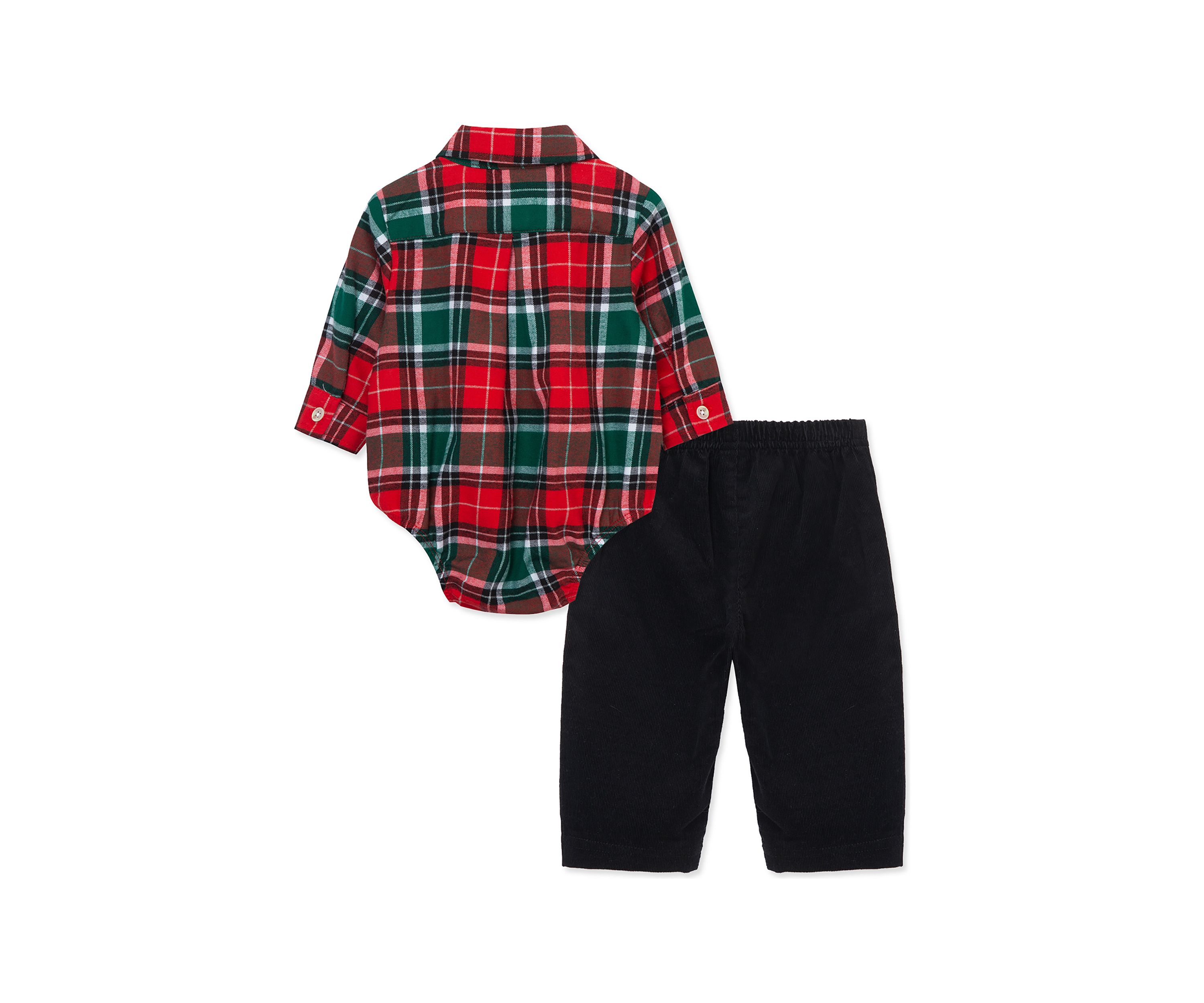Baby Boys Merry Plaid Pants Set