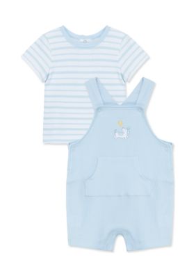  Simple Joys by Carter's Baby Boys' 2-Pack Fleece Footed Sleep  and Play, Light Blue Dogs/White Stripe, Preemie: Clothing, Shoes & Jewelry