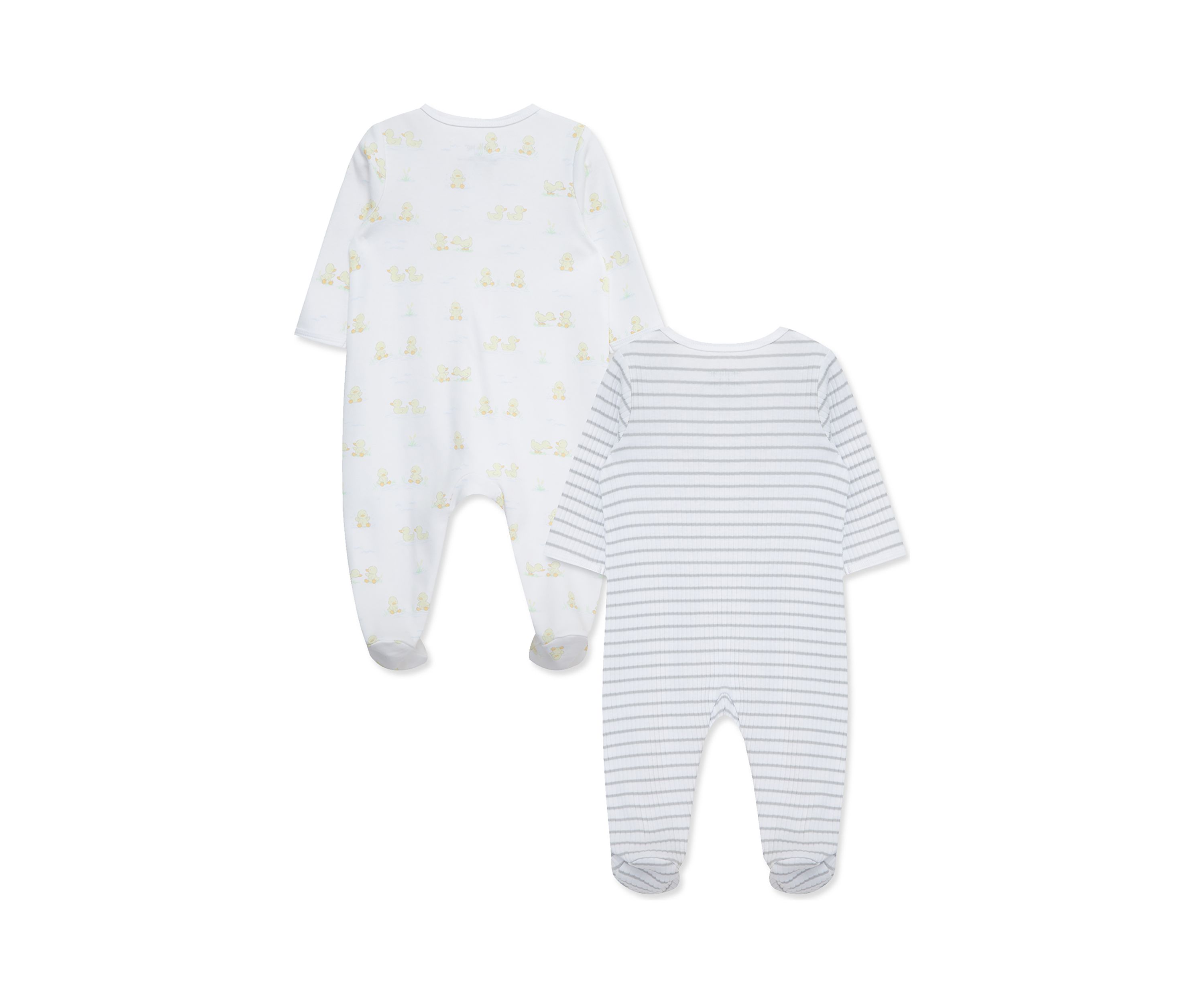 Baby Ducks Footie Pajamas - 2 Pack