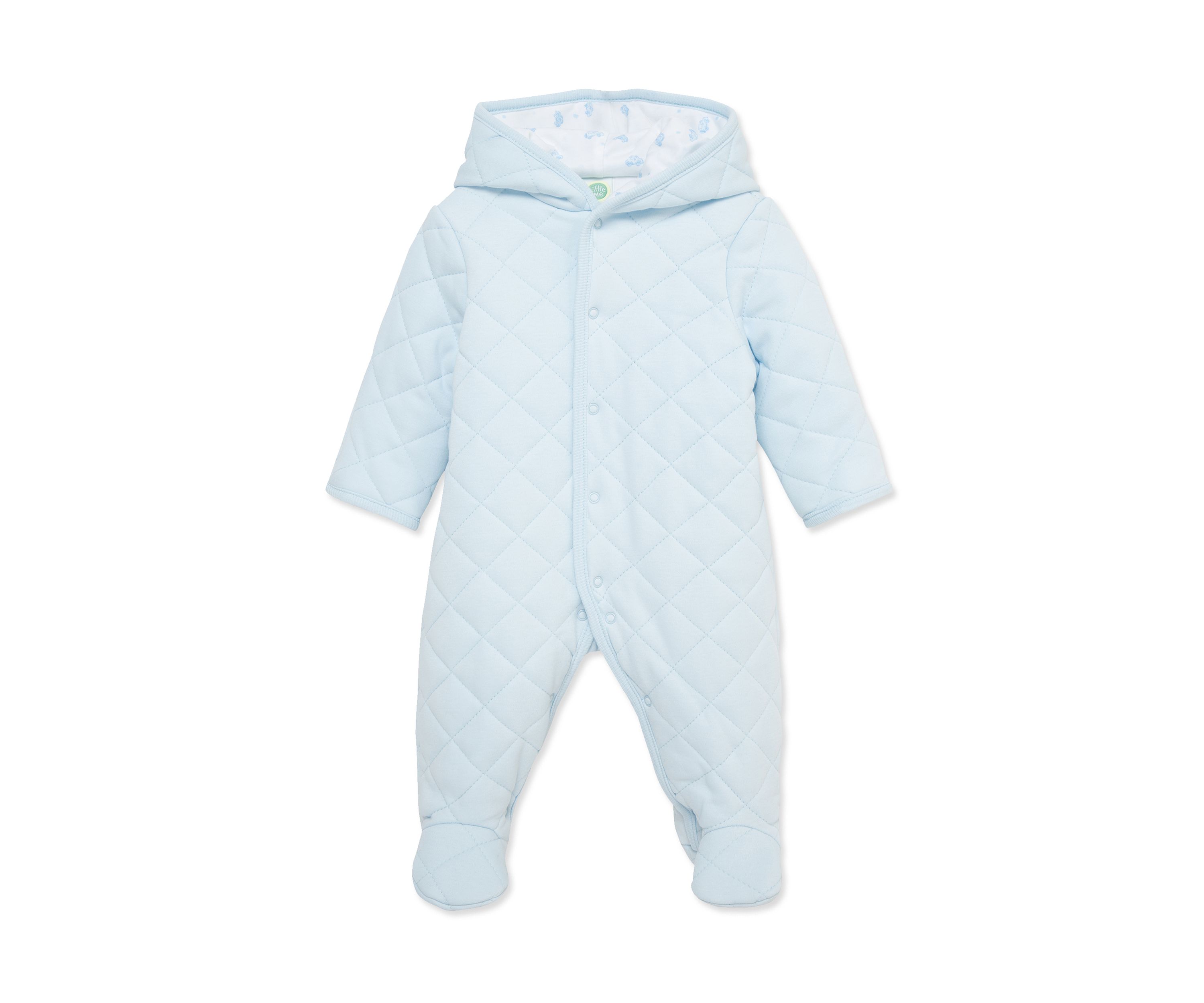 Baby Boys Cars Quilted Pram