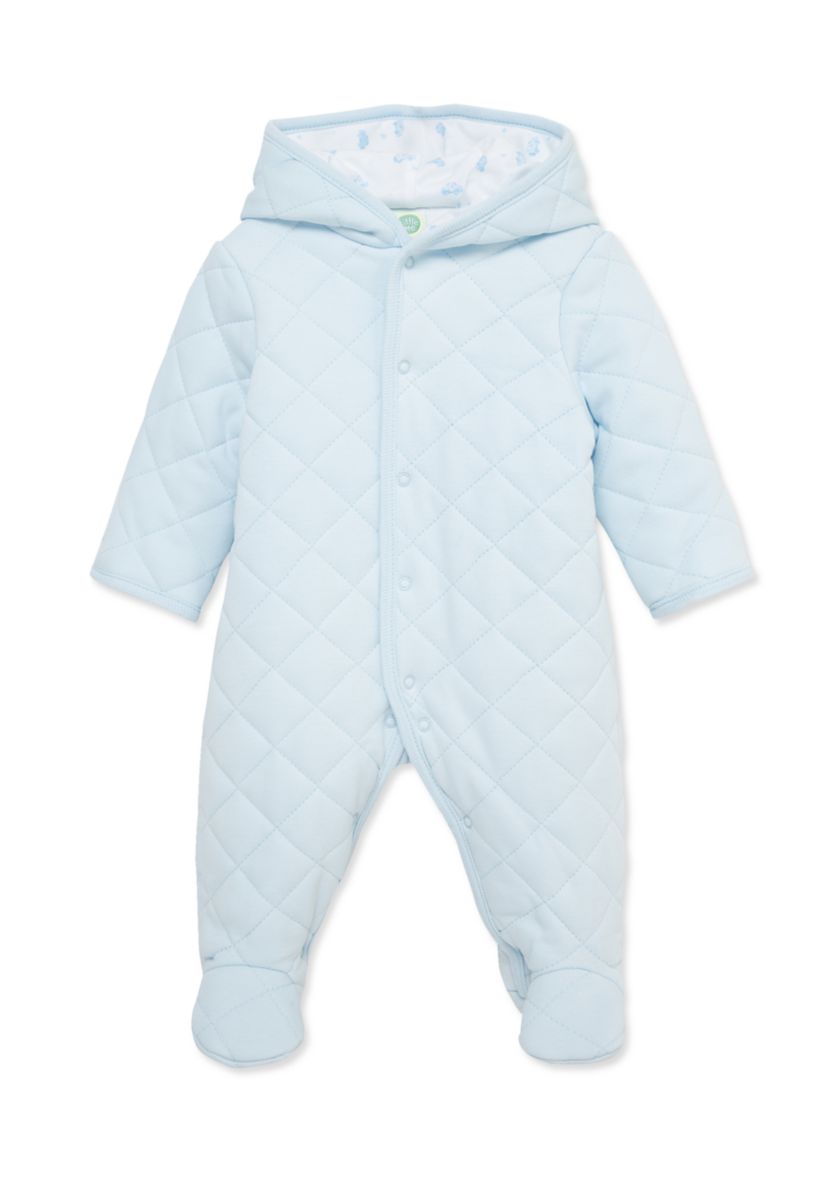 Baby Boys Cars Quilted Pram