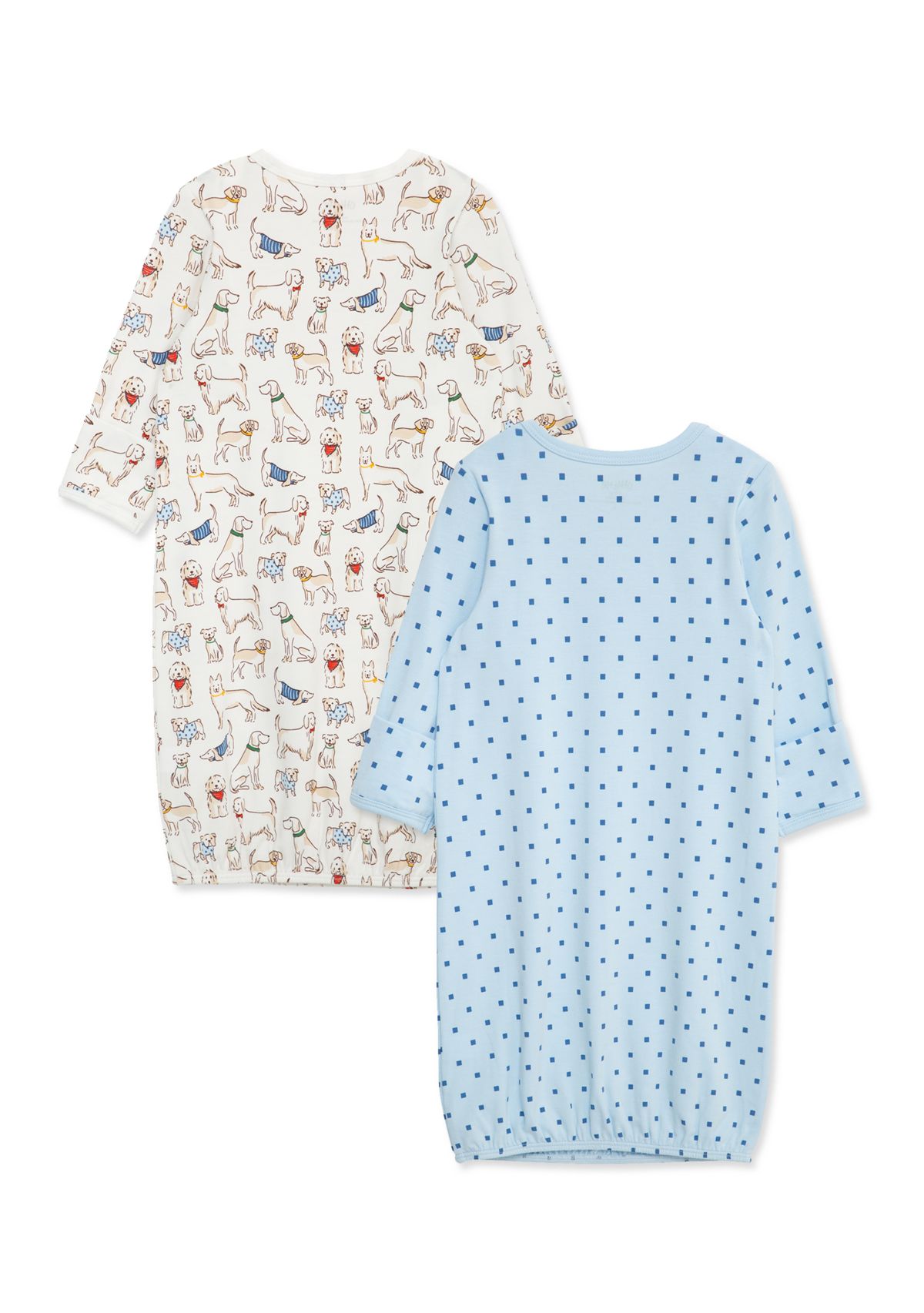 Baby Boys Pup Parade 2 Pack Gowns