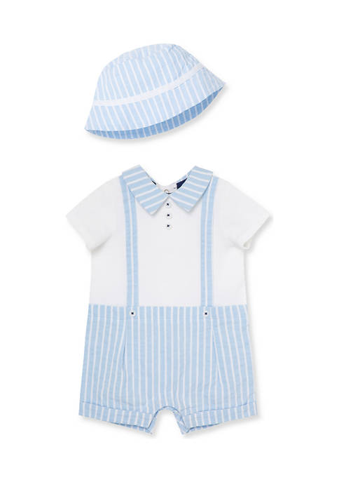 Little Me Baby Boys Classic Romper Set with