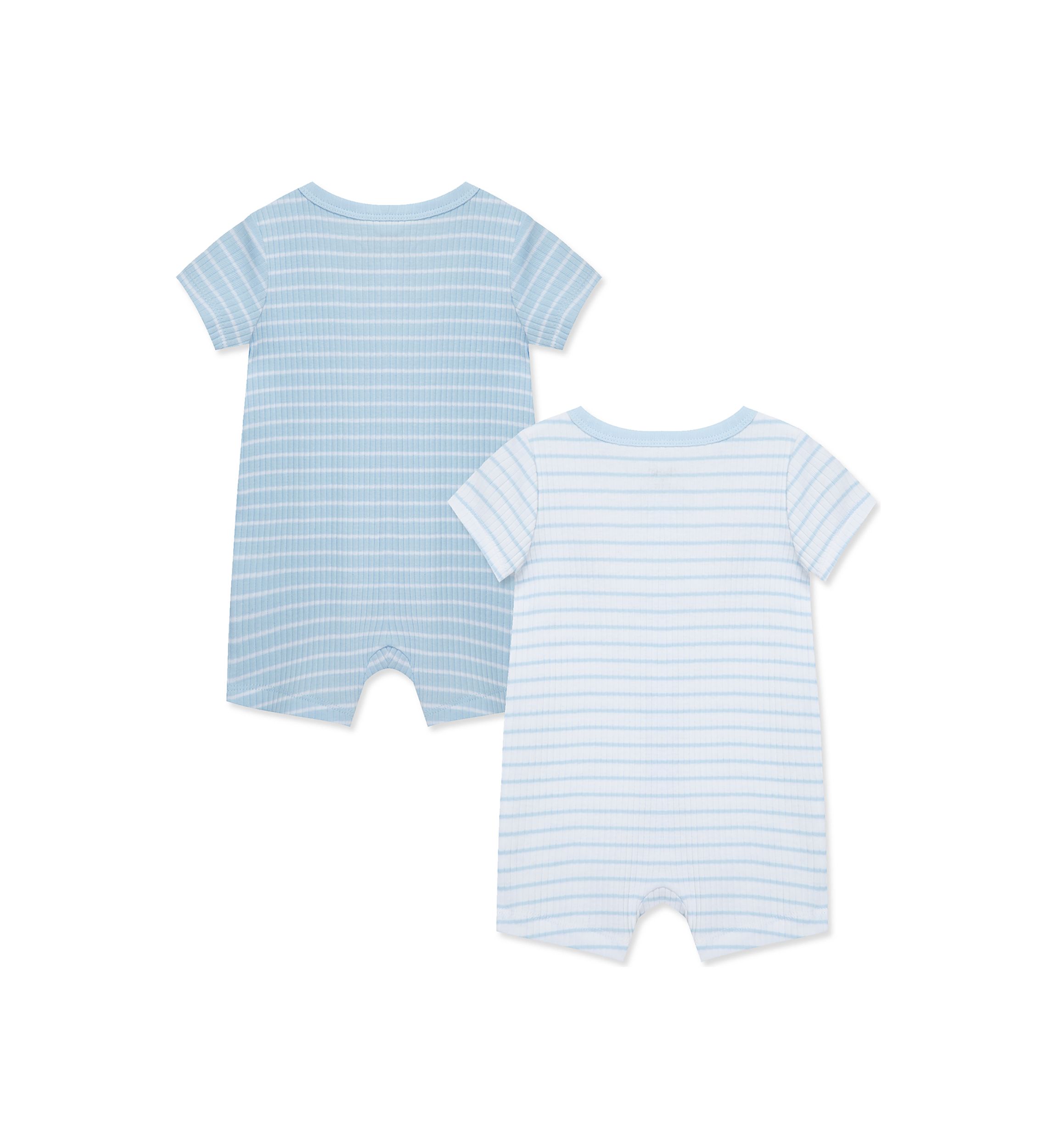 Baby Boys Printed Rompers - 2 Pack