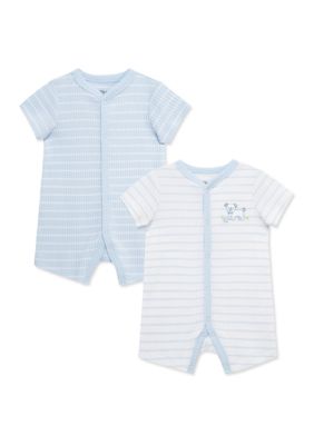 Little Me Baby Boys Puppies 2-Pack Rompers Set