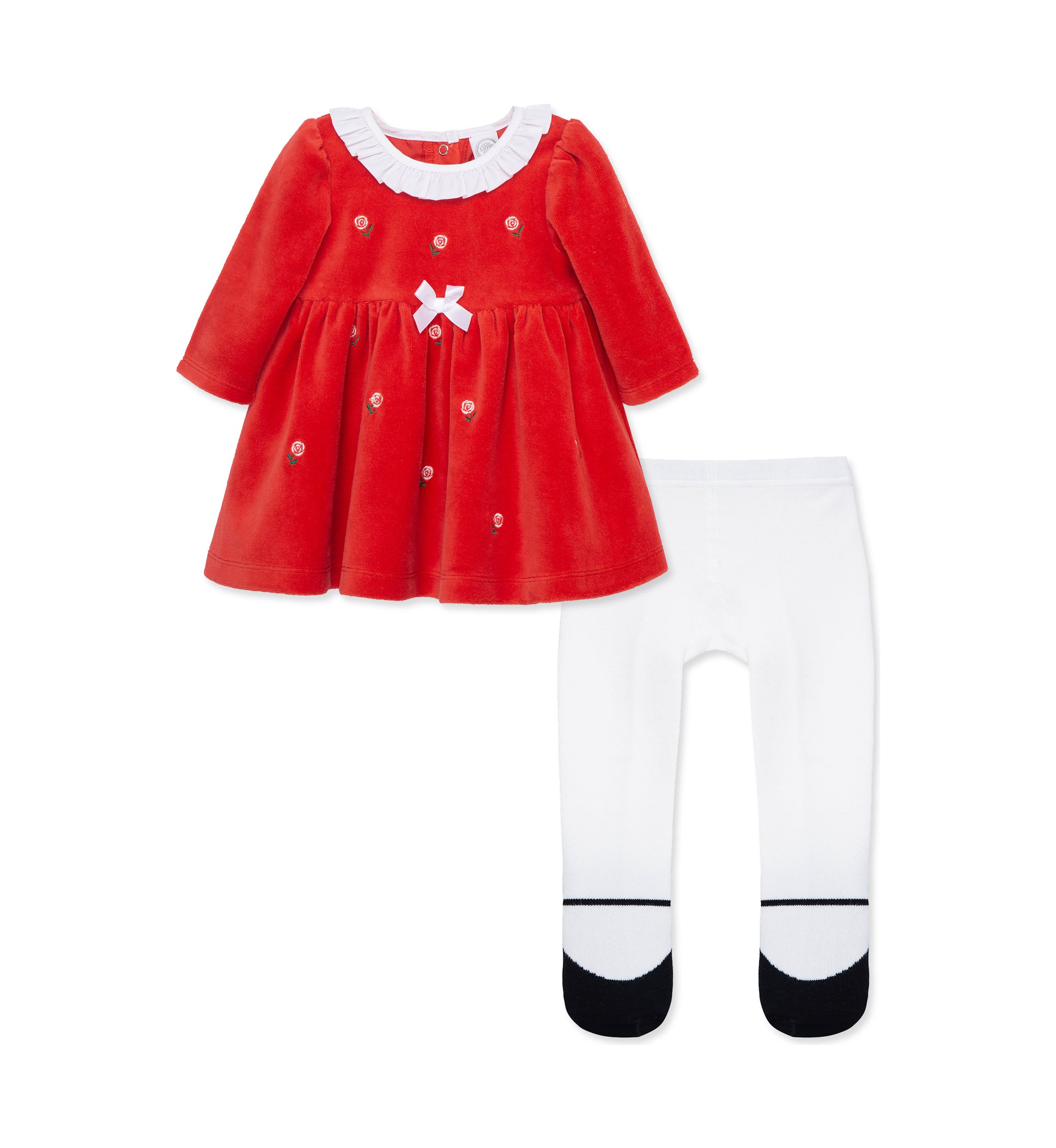 Baby Girls Roses Dress Set