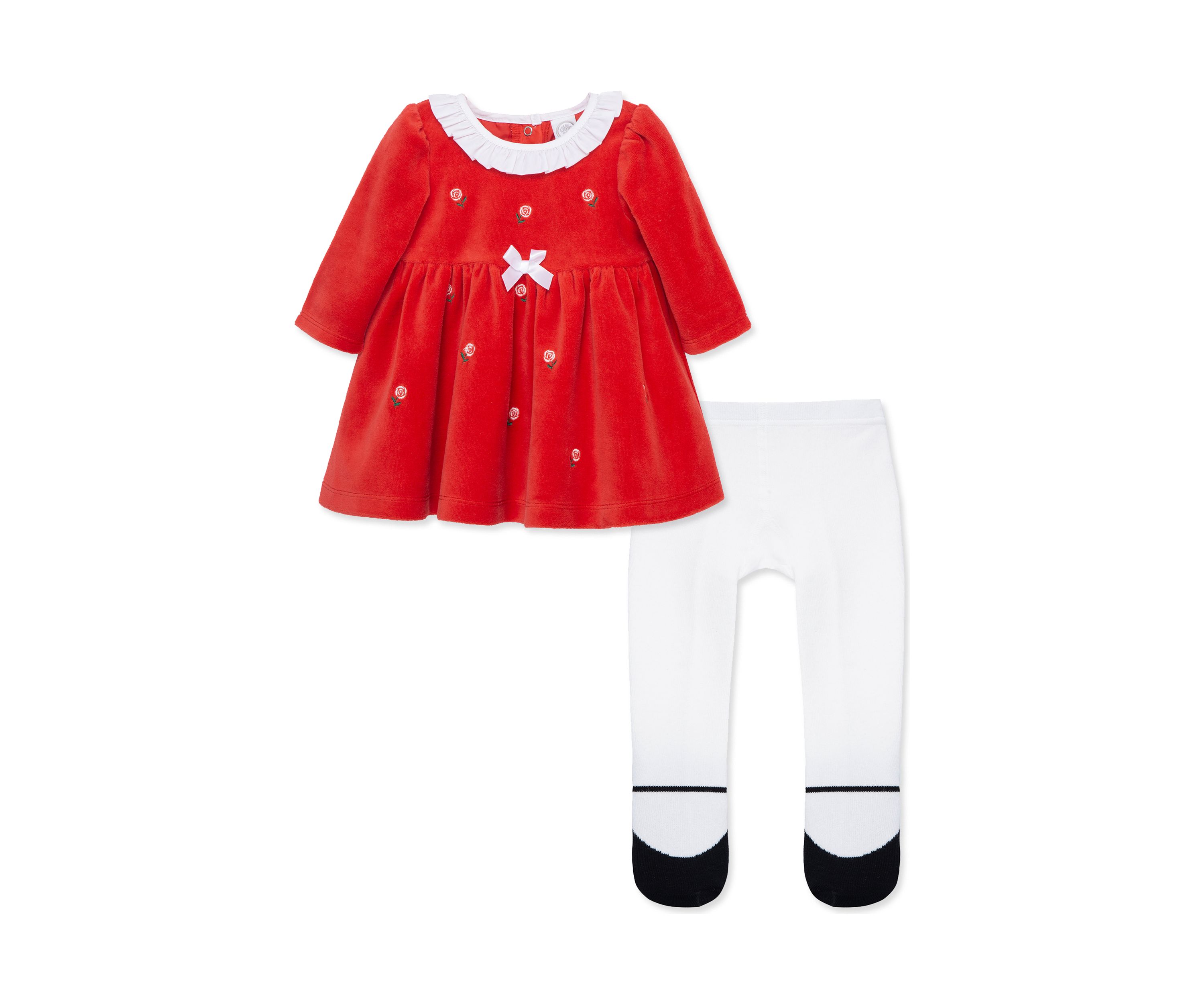 Baby Girls Roses Dress Set