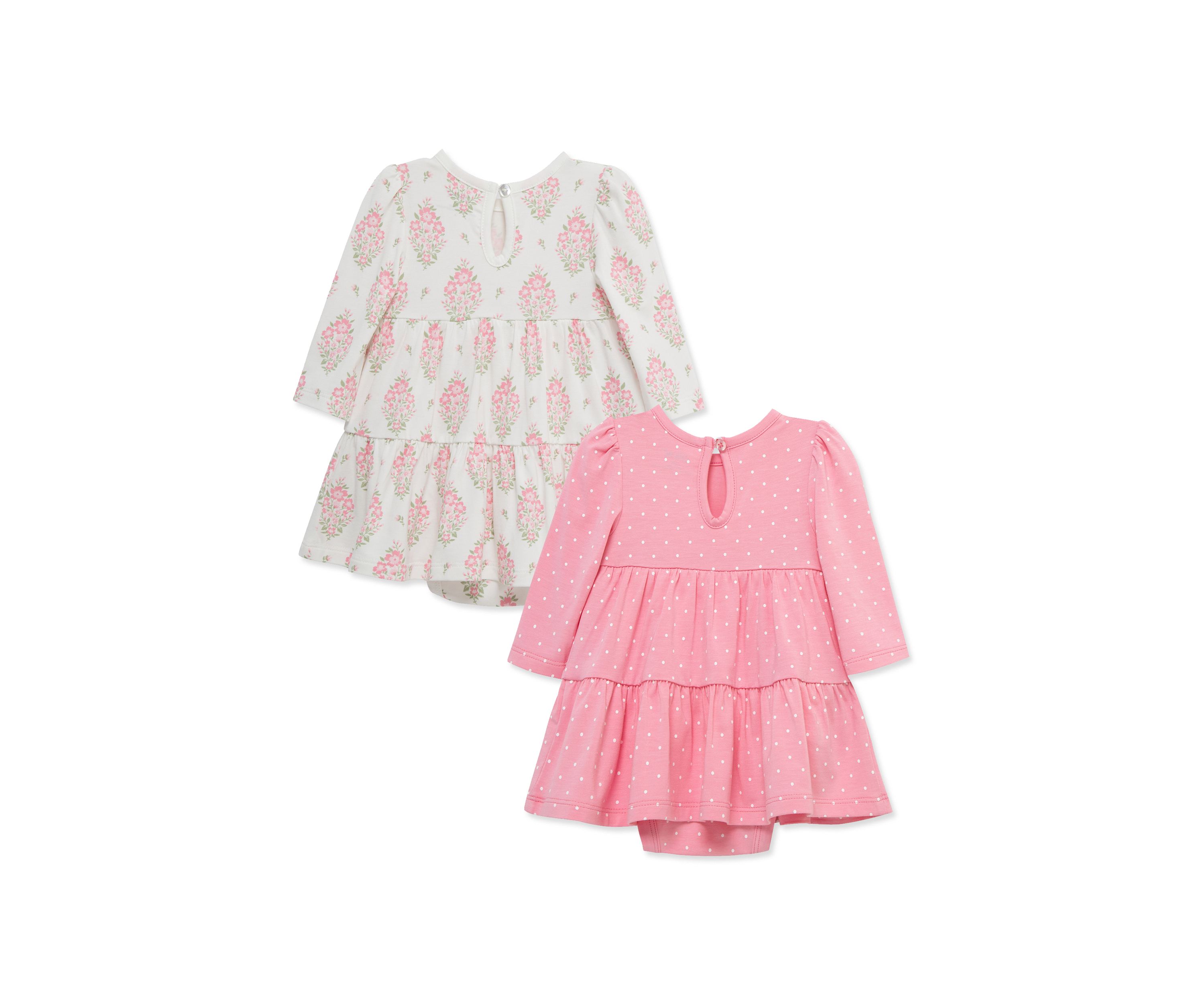 Baby Girls Floral 2 Pack Dresses