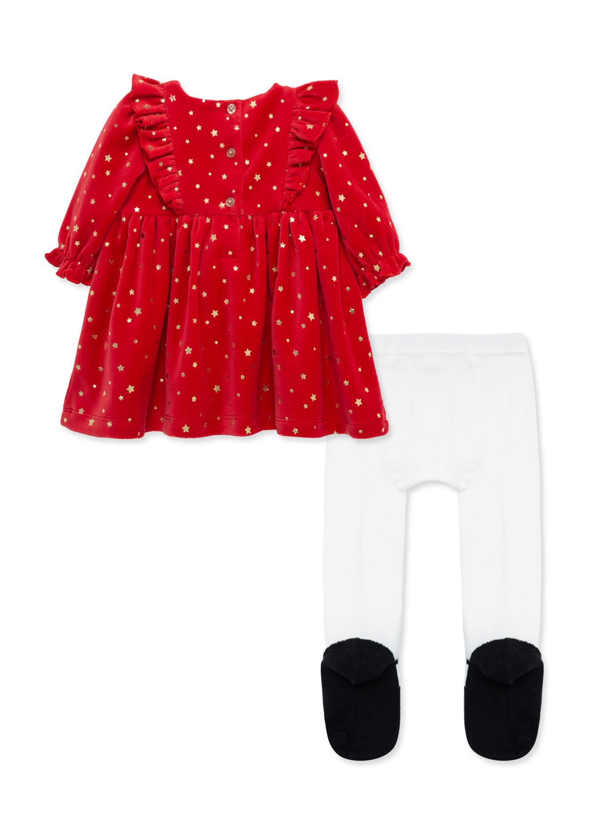 Baby Girls Shiny Stars Dress Set