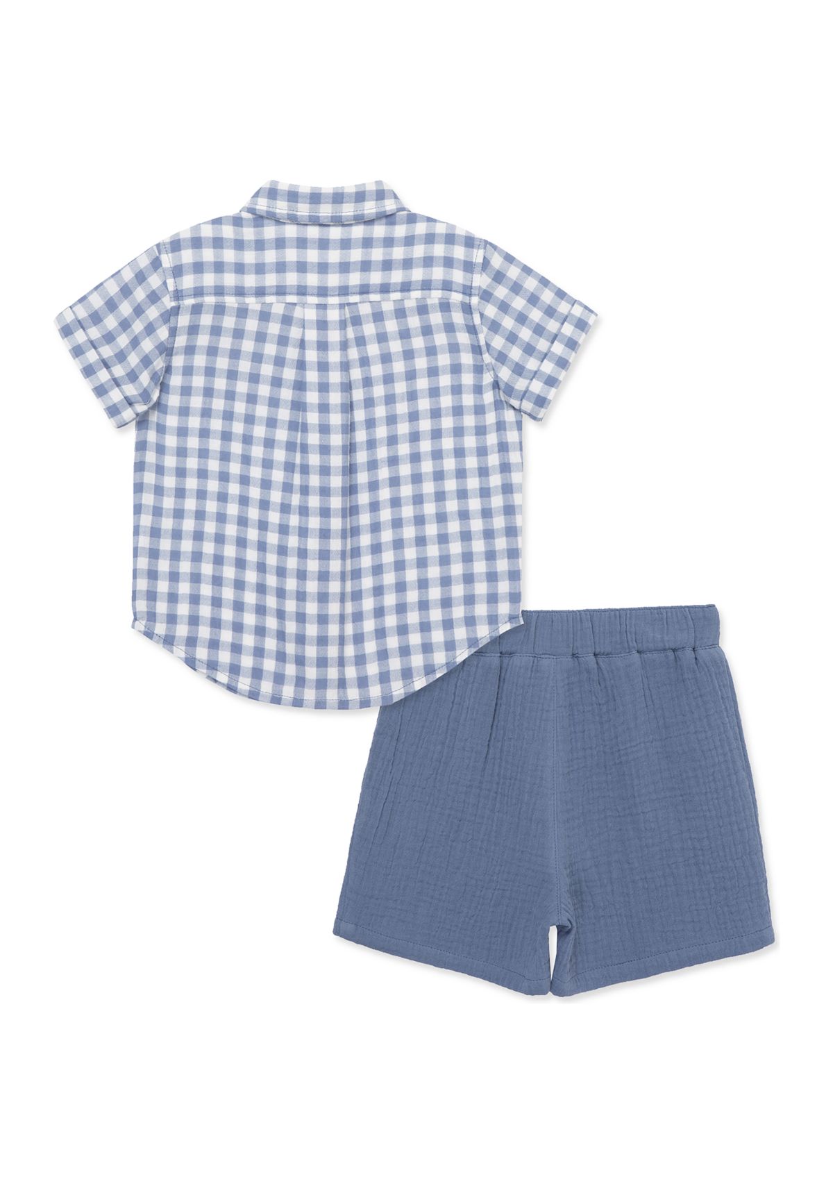 Baby Boys Check Woven Short Set