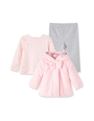 Little Me Baby Girls Jacket Set Outerwear 