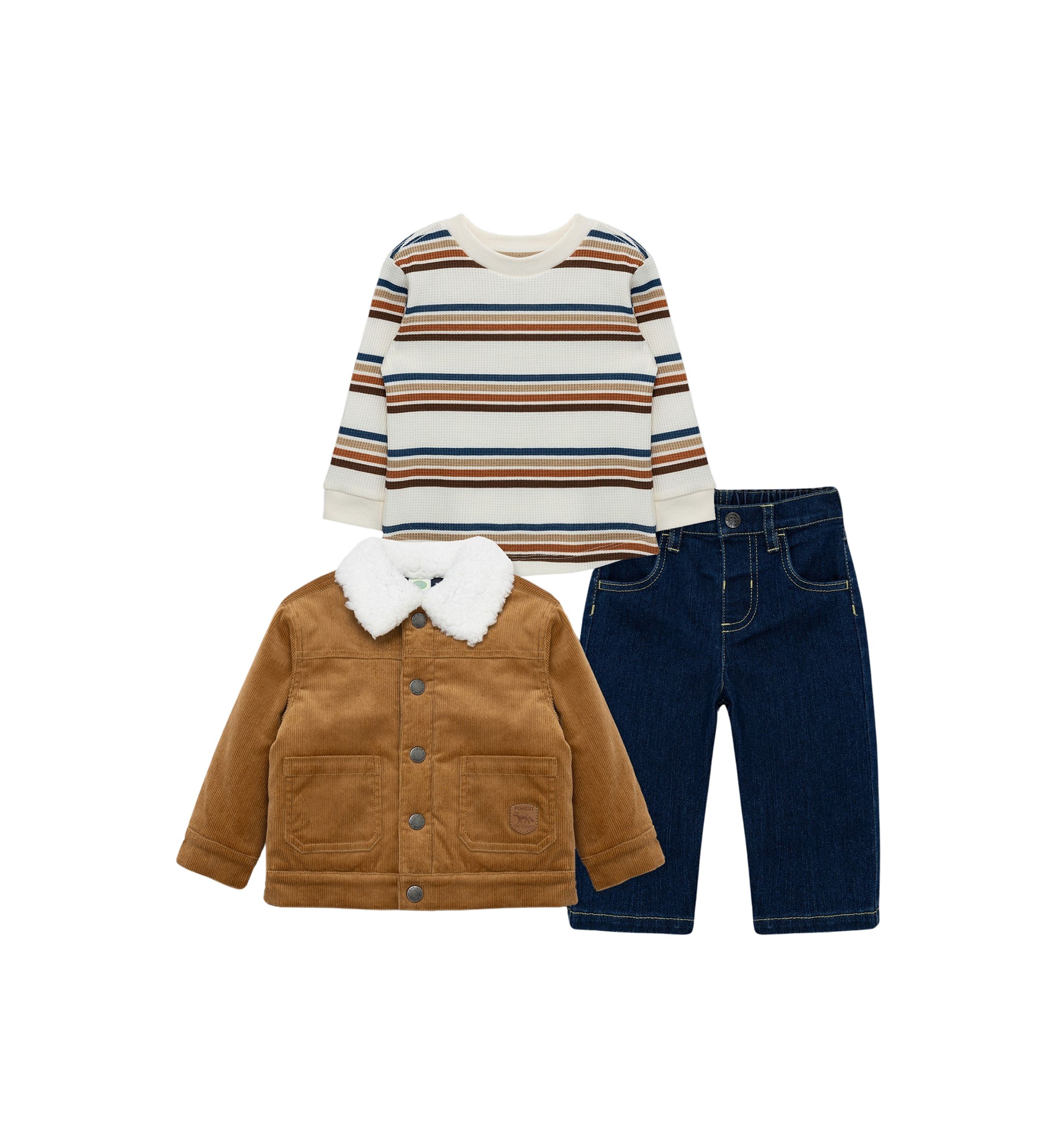 Baby Boys Coat 2 Piece Pajama Set