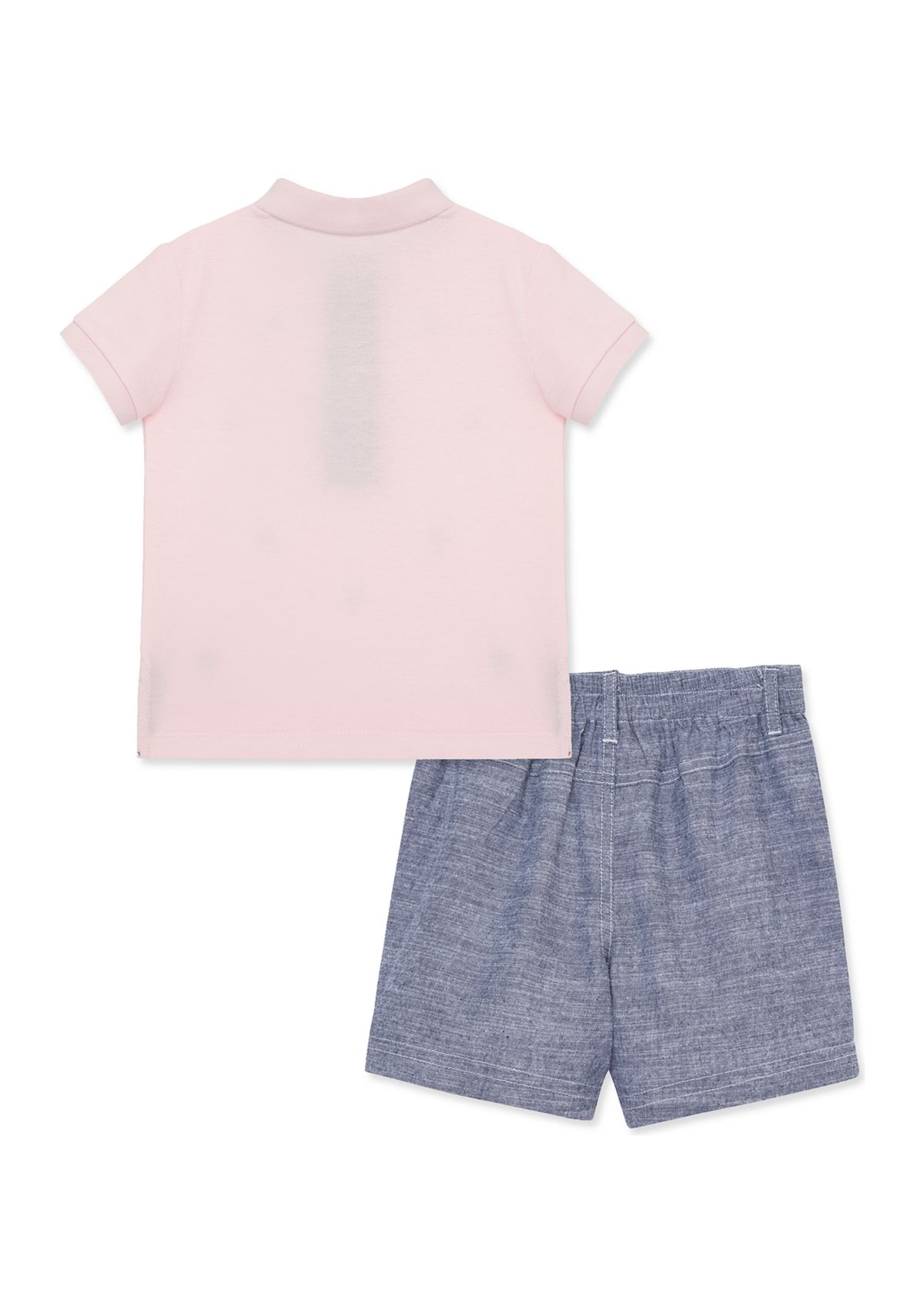 Baby Boys Palm Polo Shorts Set