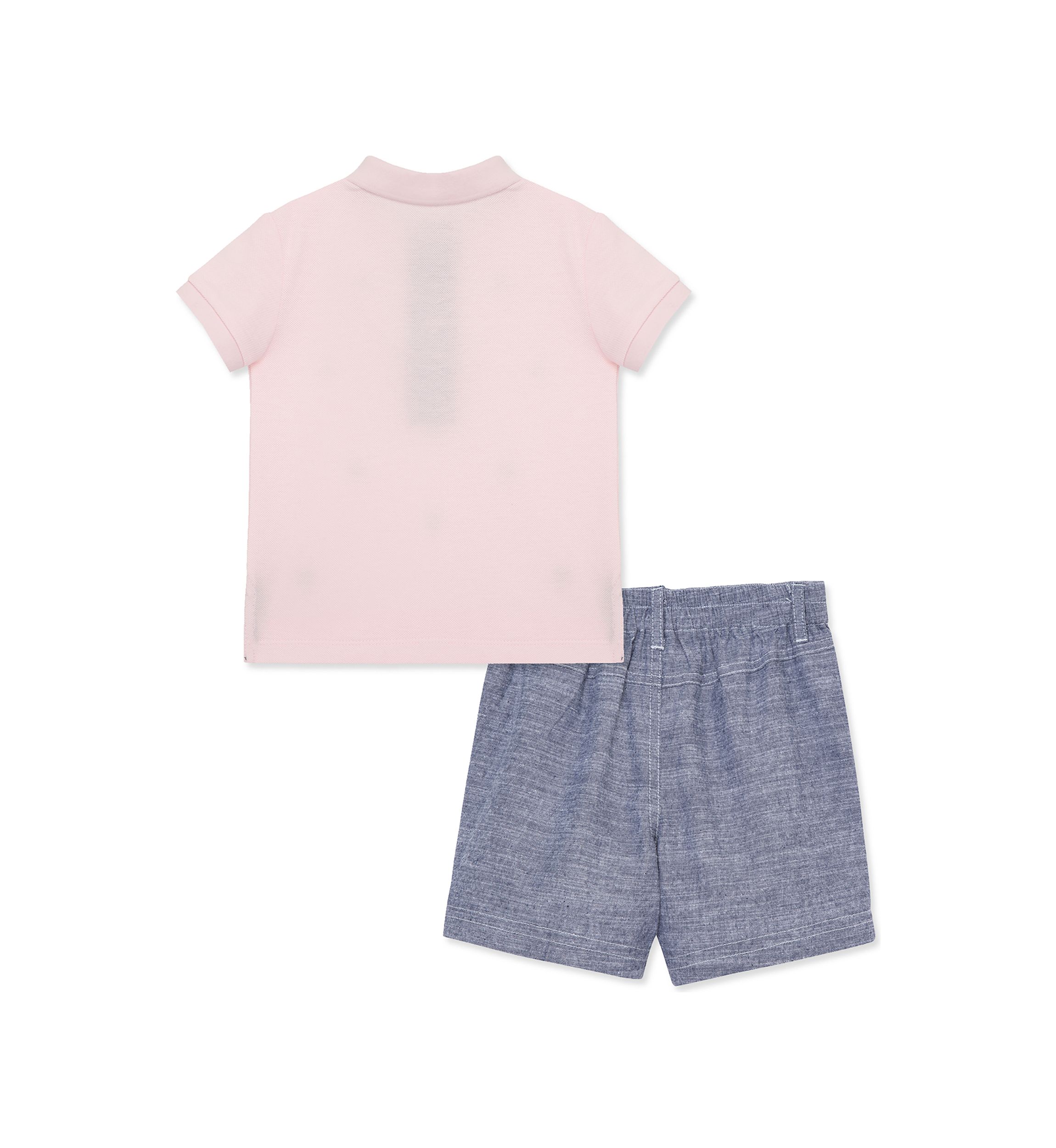 Baby Boys Palm Polo Shorts Set