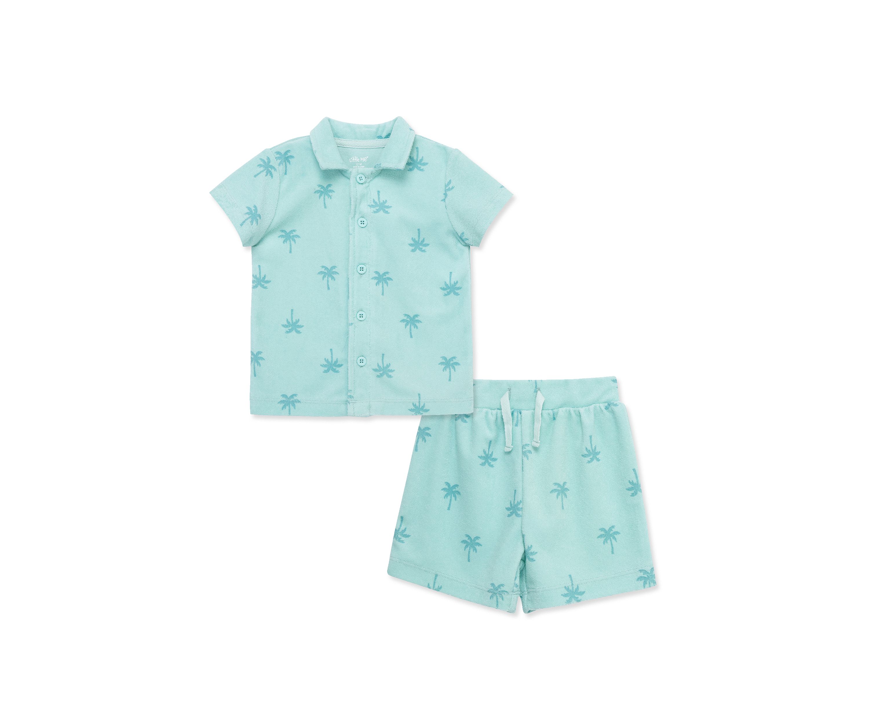 Baby Boys Palm Tree Terry Set