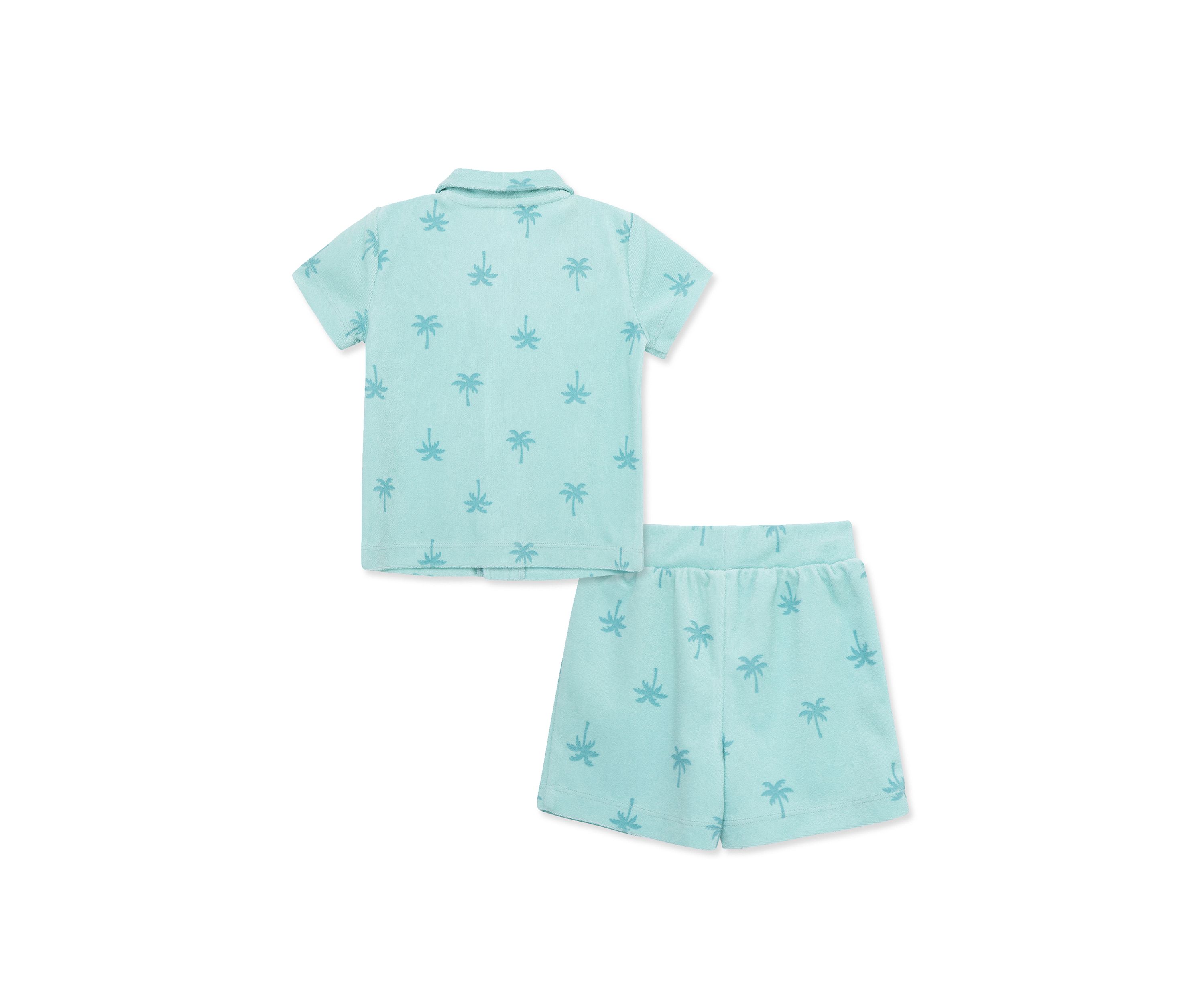 Baby Boys Palm Tree Terry Set
