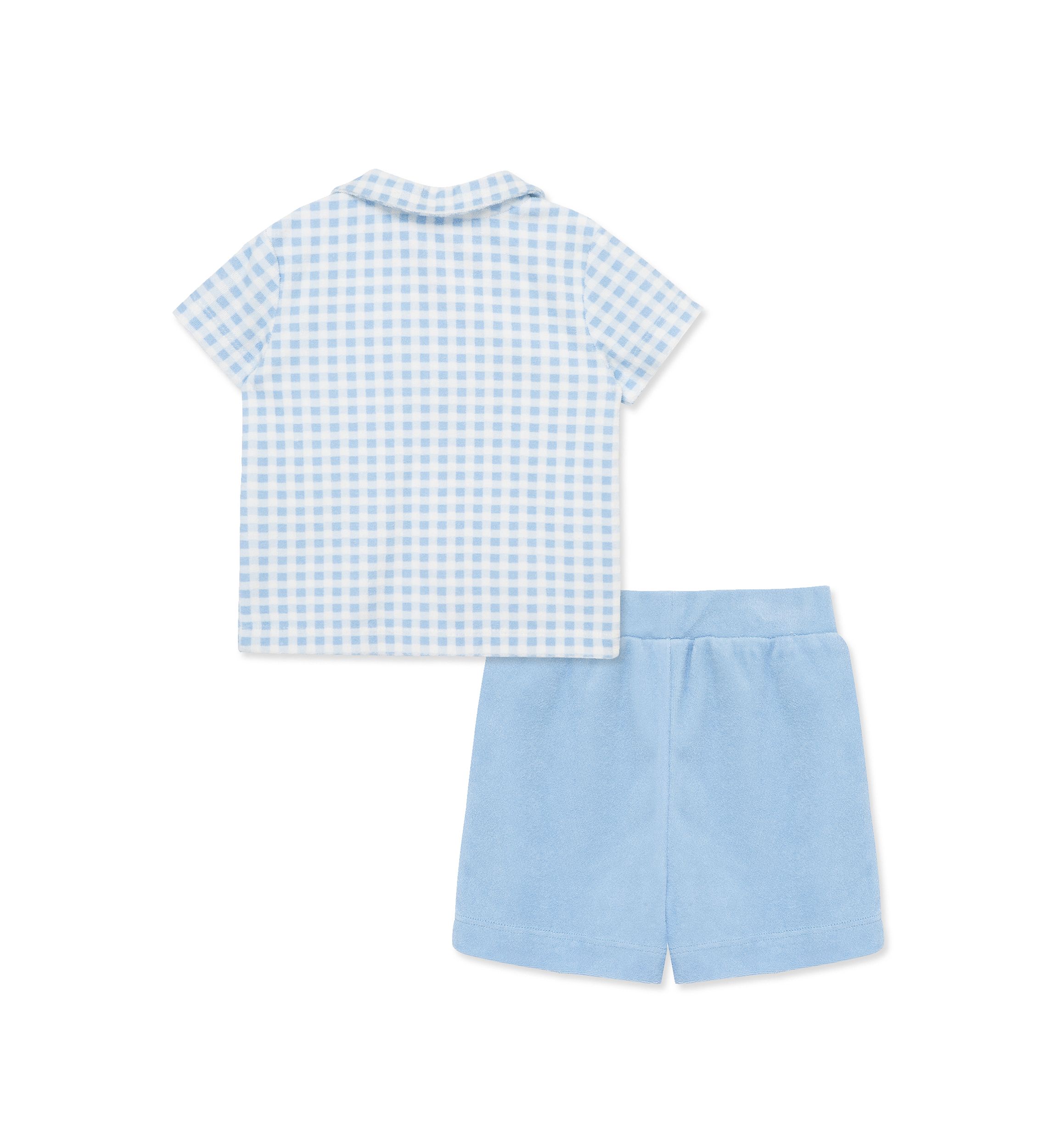 Baby Boys Gingham Terry Set