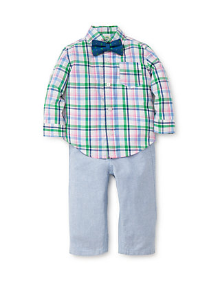 Little Me Toddler Boys Boys Flannel Shirt Sets Pants