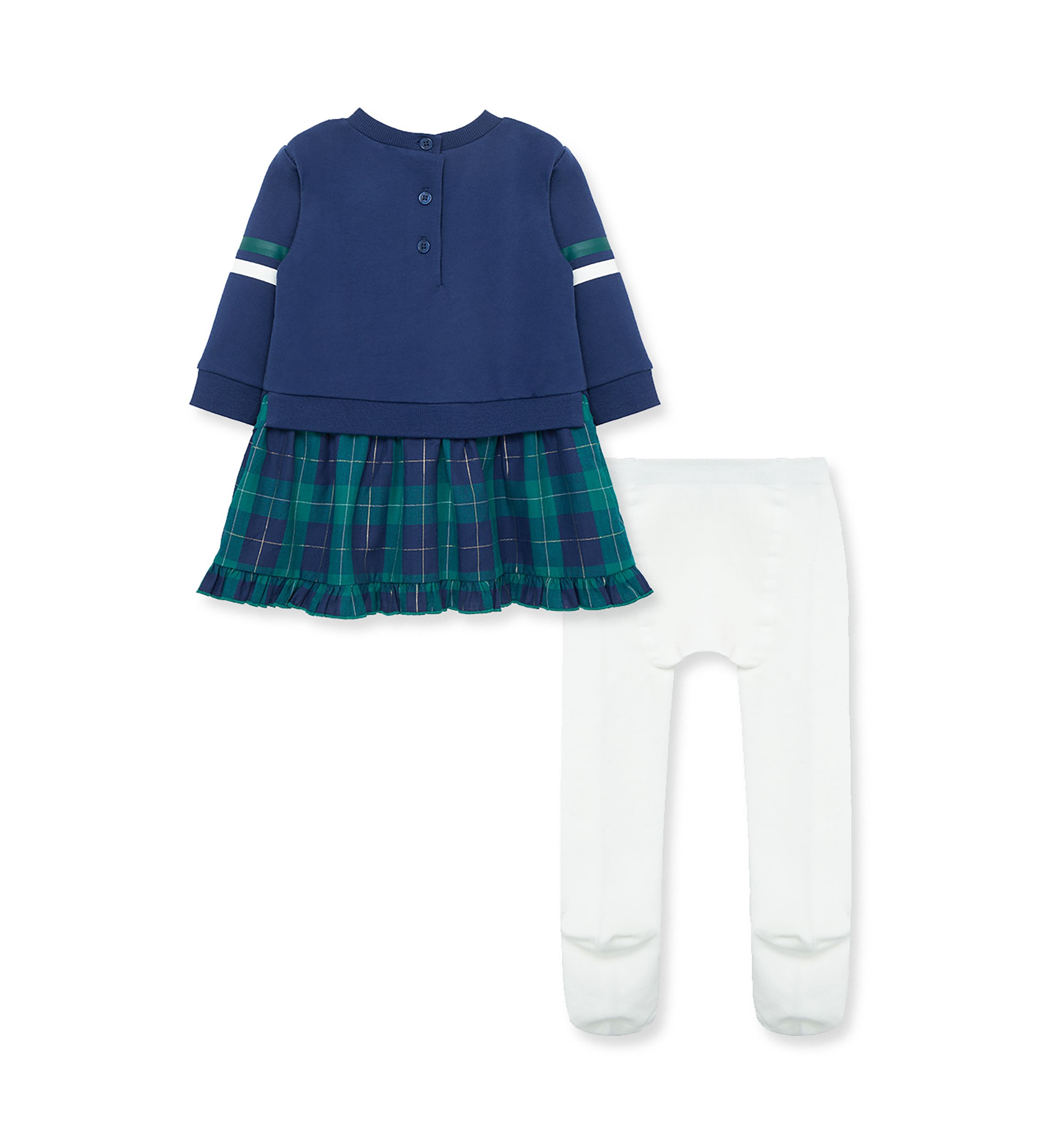 Baby Girls Tartan 2 Piece Fashion Set