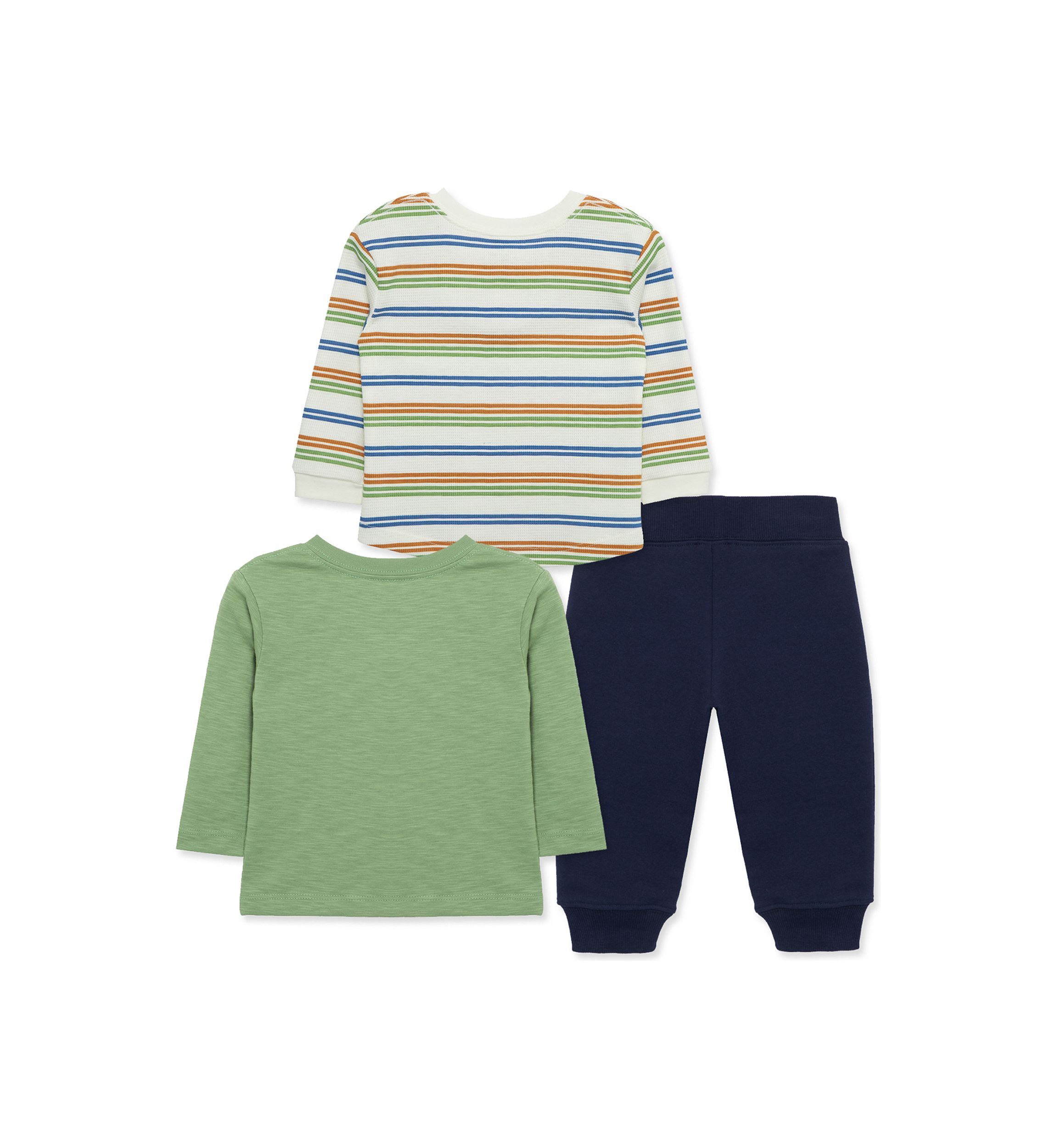 Baby Boys Dinosaur Graphic 3 Piece Play Set