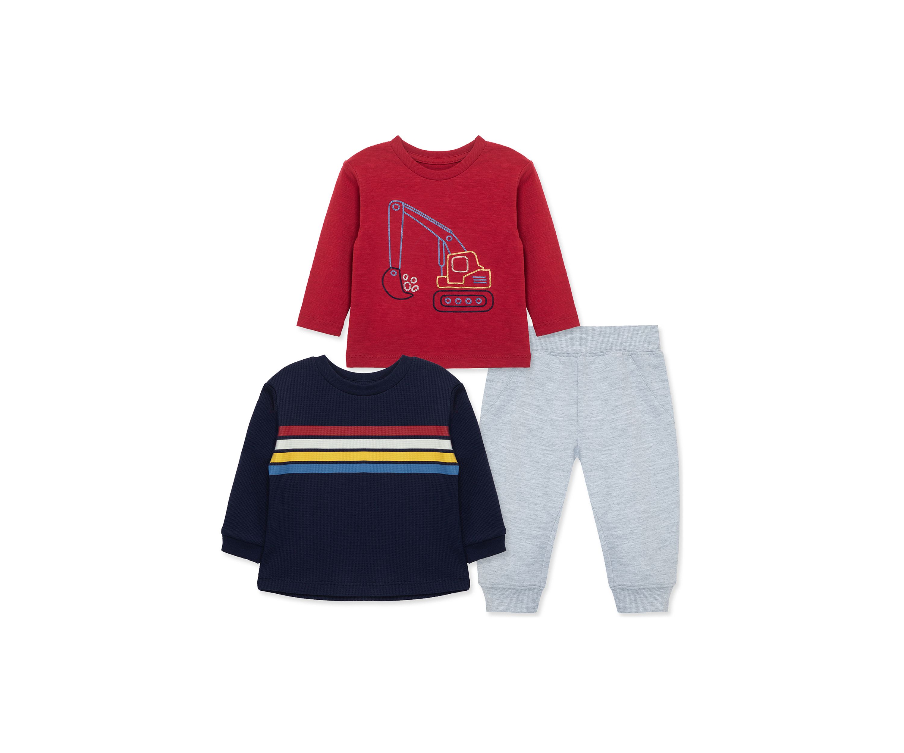 Baby Boys Construction Graphic 3 Piece Play Set