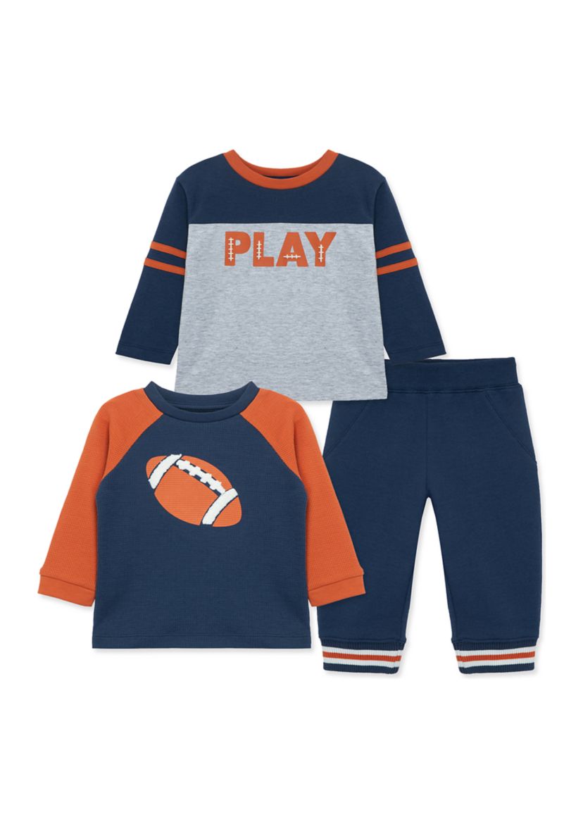 Baby Boys Football Graphic 3 Piece Play Set