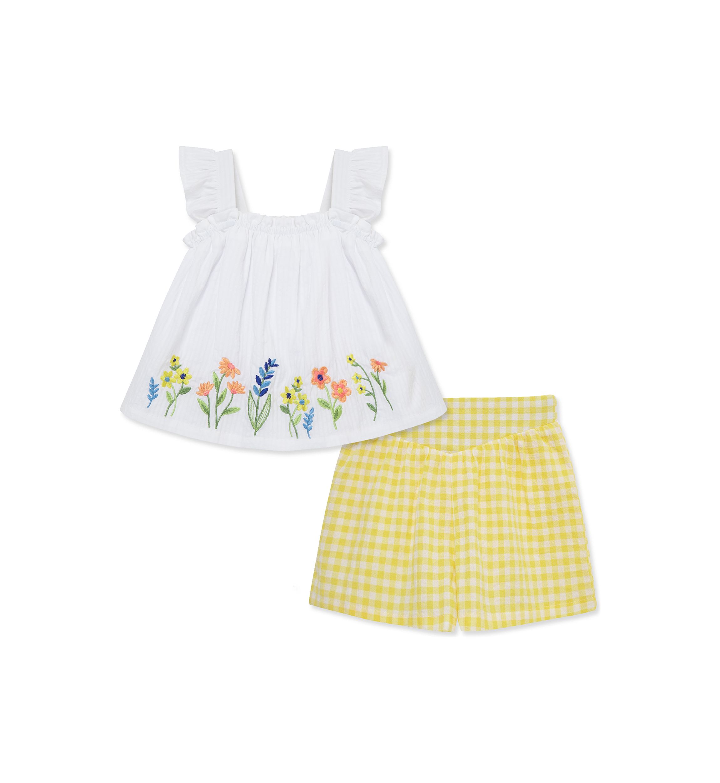 Baby Girls Border Woven Play Set