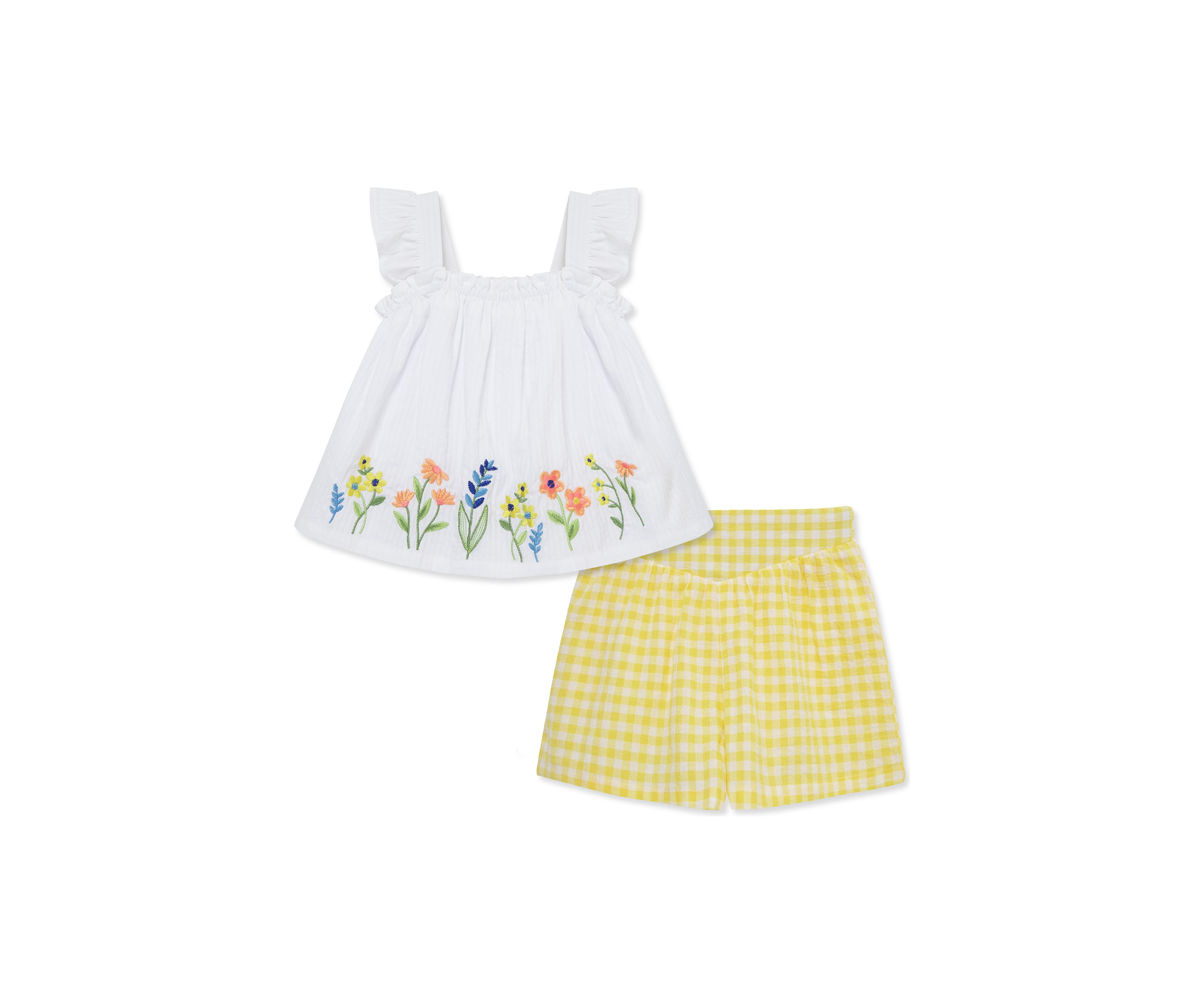 Baby Girls Border Woven Play Set
