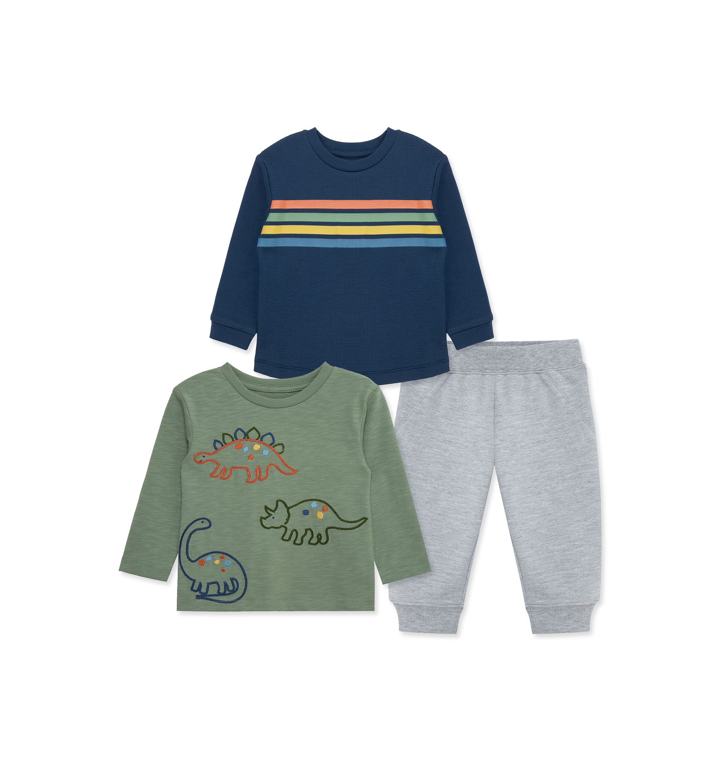 Baby Boys Dino 3 Piece Play Set