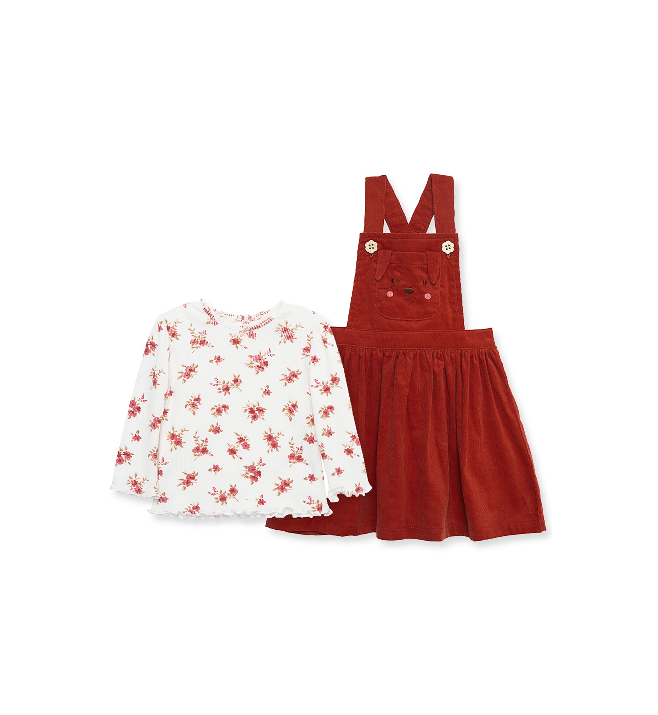 Baby Girls Puppy Jumper Set